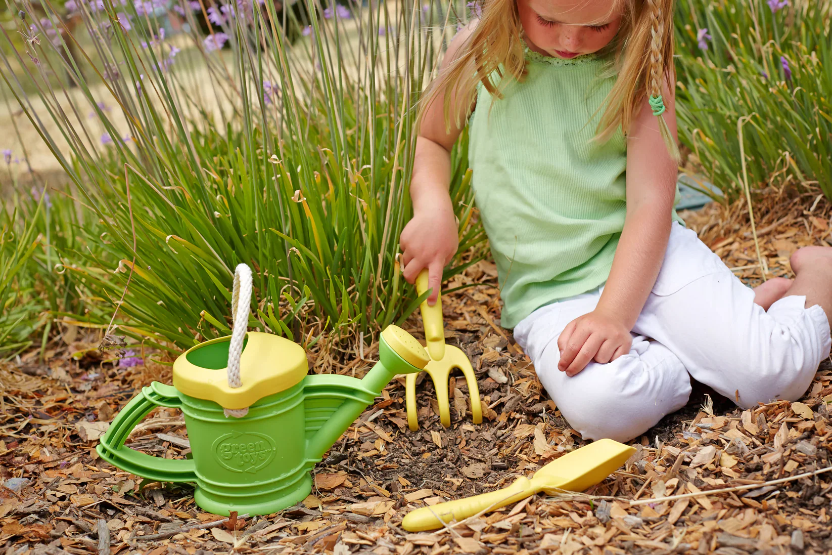 Green Toys Watering Can - Red - Image 4