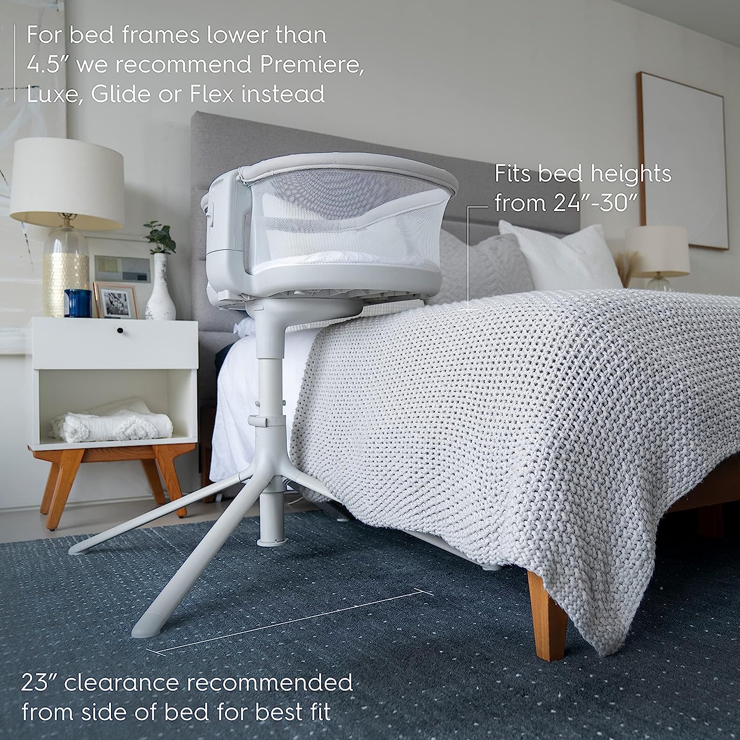 HALO BassiNest Soothing Swivel Sleeper 3.0 Grey - Image 3