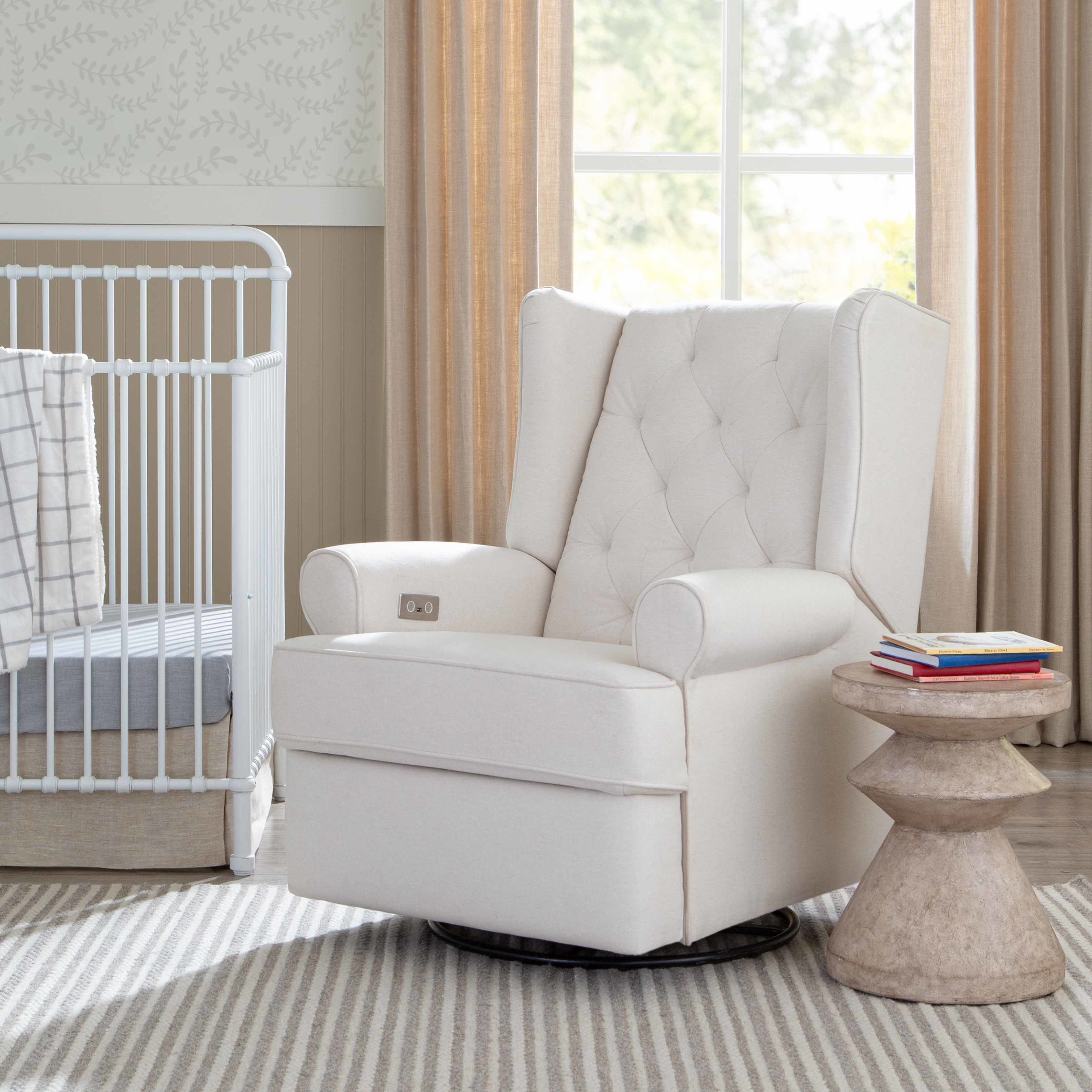 Namesake Harbour Electronic Recliner and Swivel Glider in Eco-Performance Fabric with USB port | Water Repellent & Stain Resistant - Image 15
