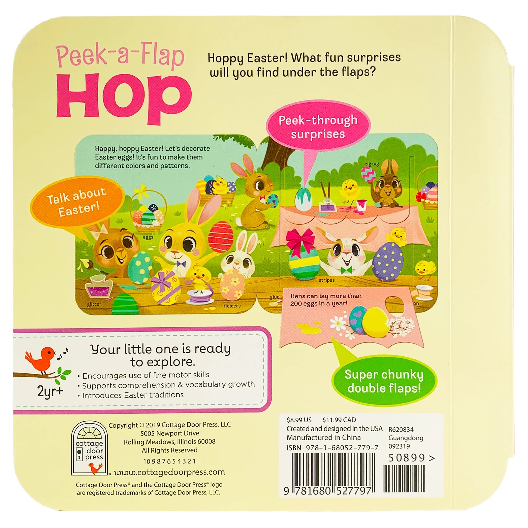 Hop Easter Lift-A-Flap Board Book - Image 3