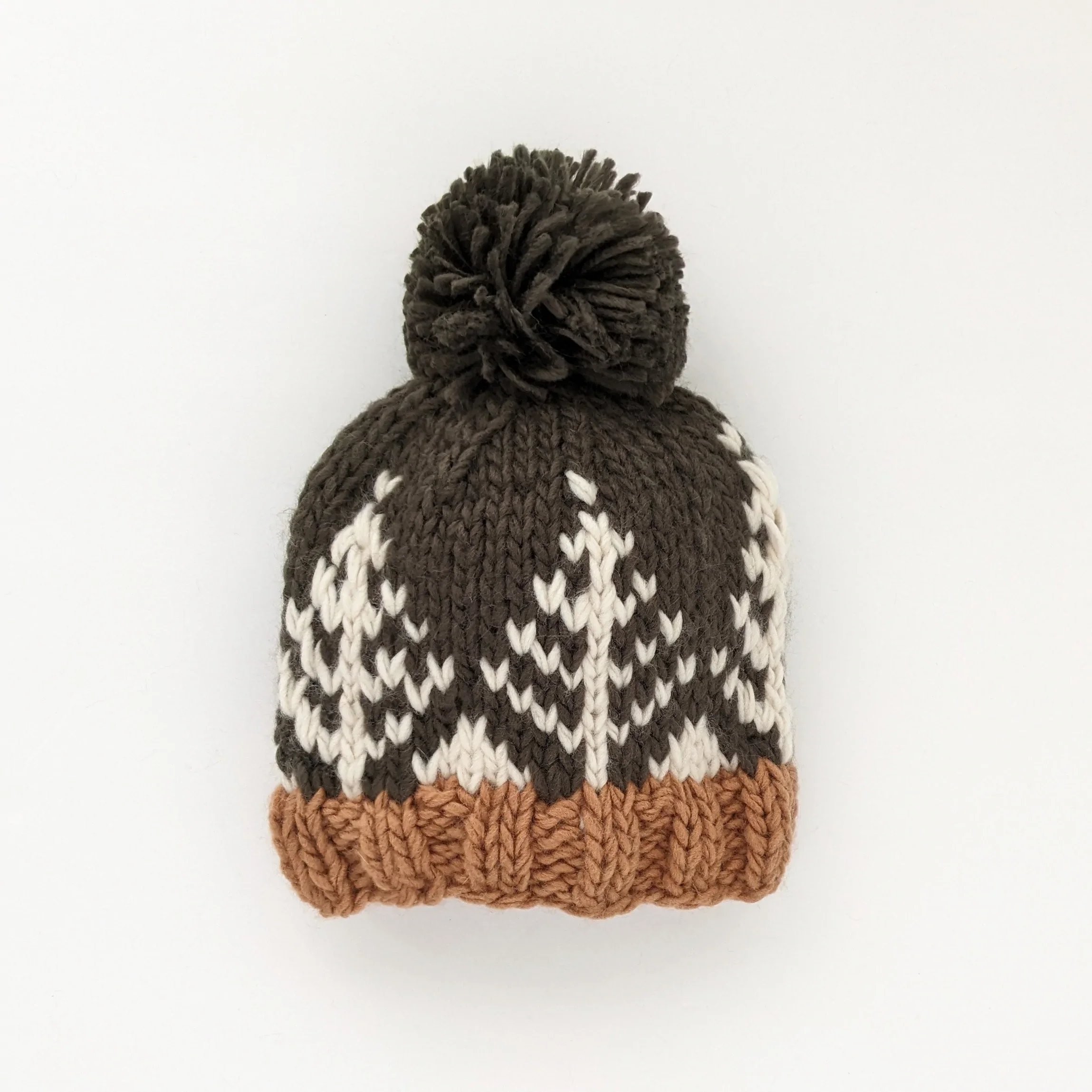 Huggalugs Forest Knit Beanie Loden Green - Image 3
