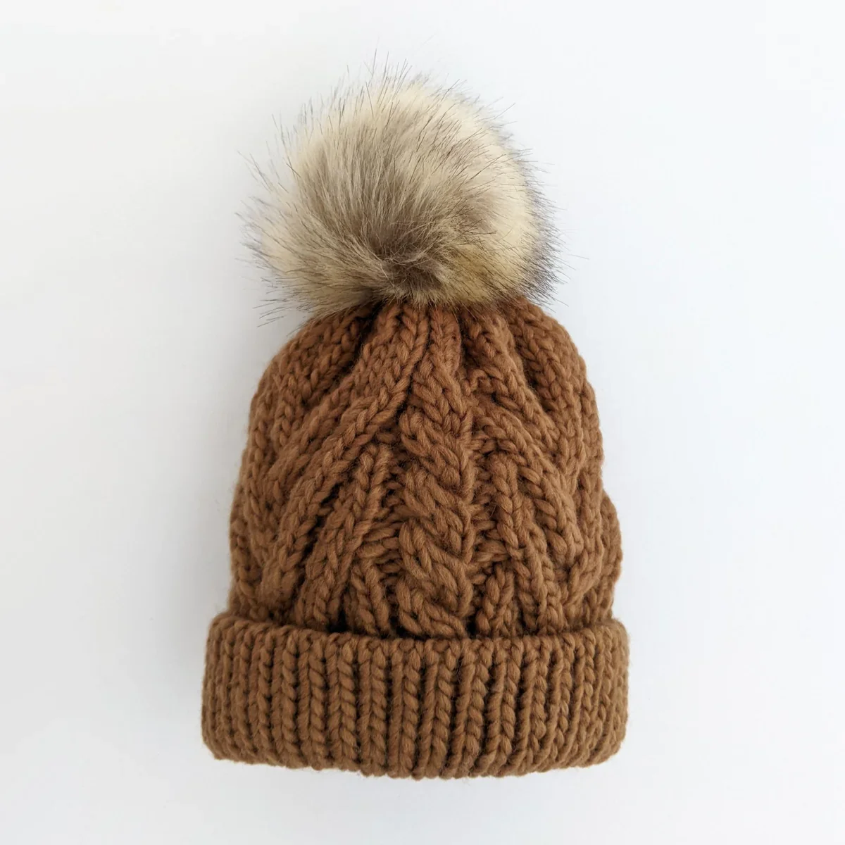 Huggalugs Pecan Pom Pom Beanie - Image 5