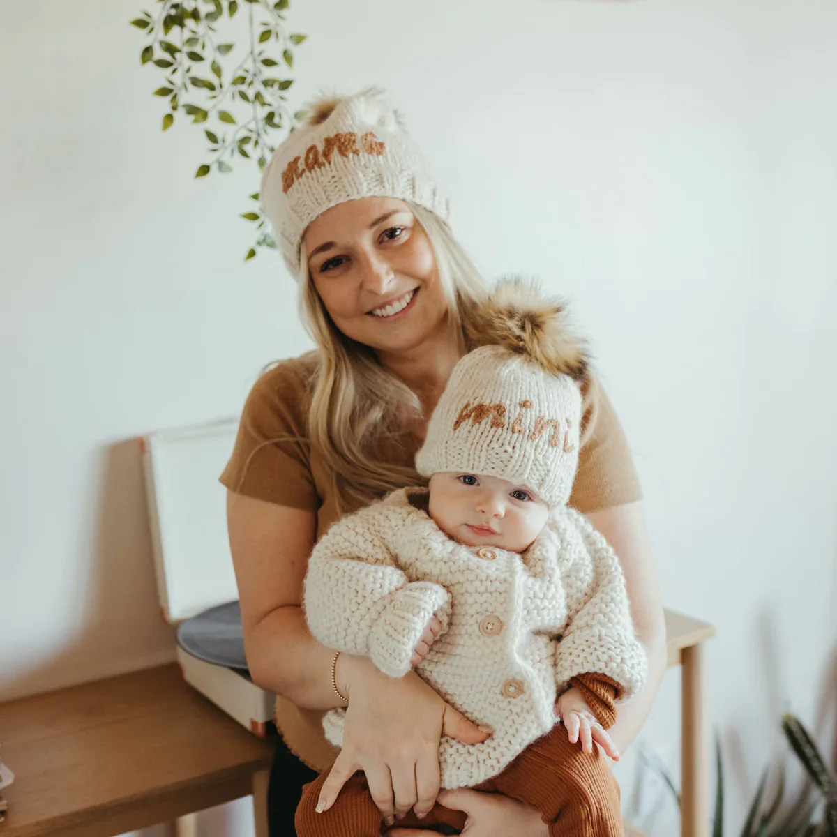 Huggalugs Pecan Mama Beanie - Image 4