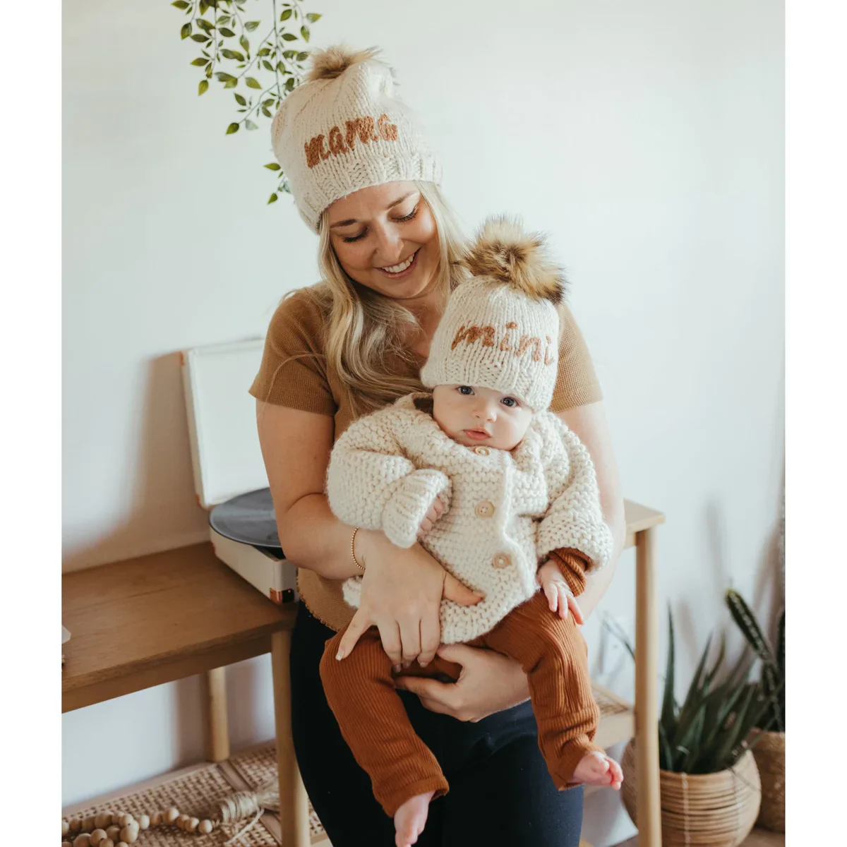 Huggalugs Pecan Mama Beanie - Image 5