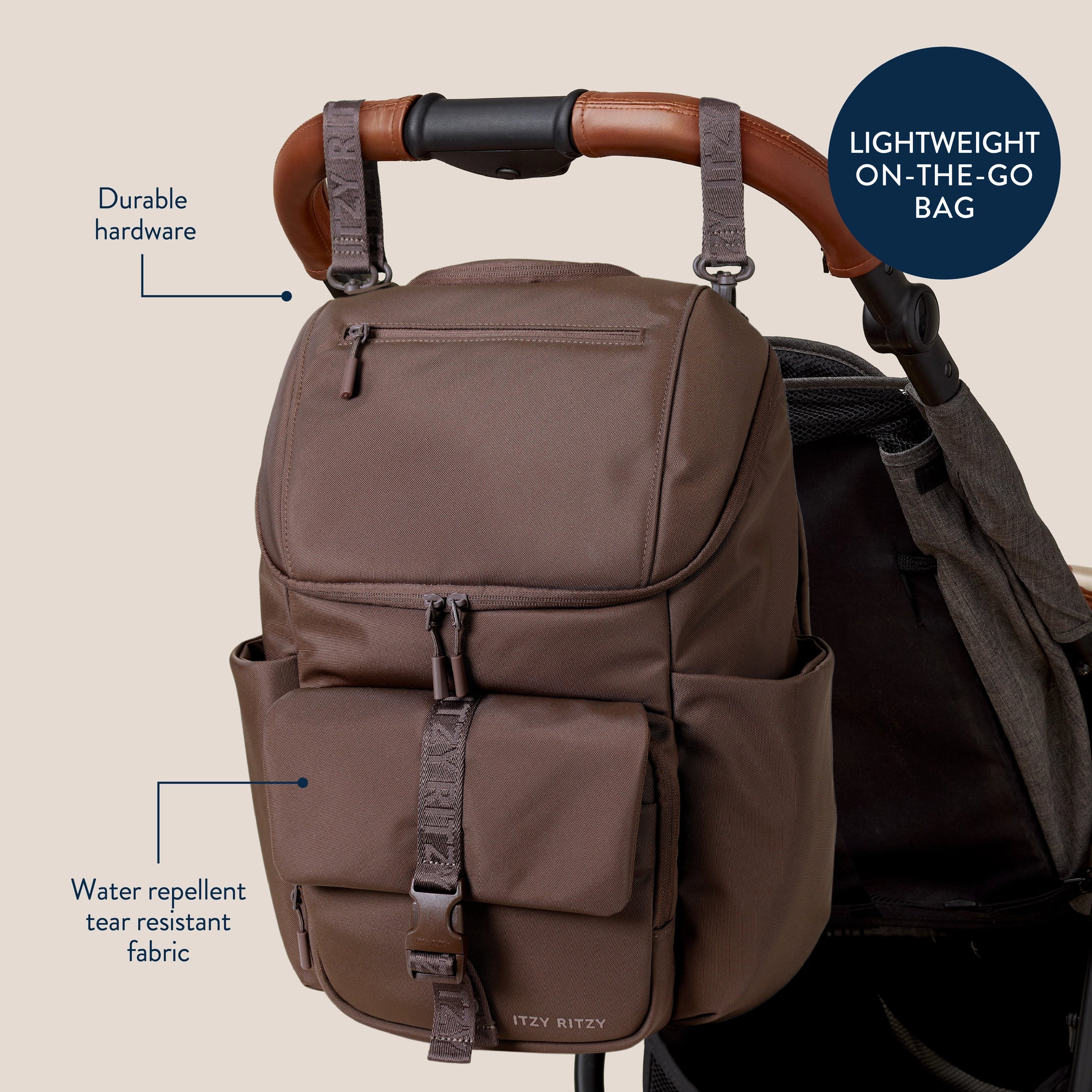Itzy Ritzy Belong Bucket Backpack – Modern Unisex Backpack - Image 8