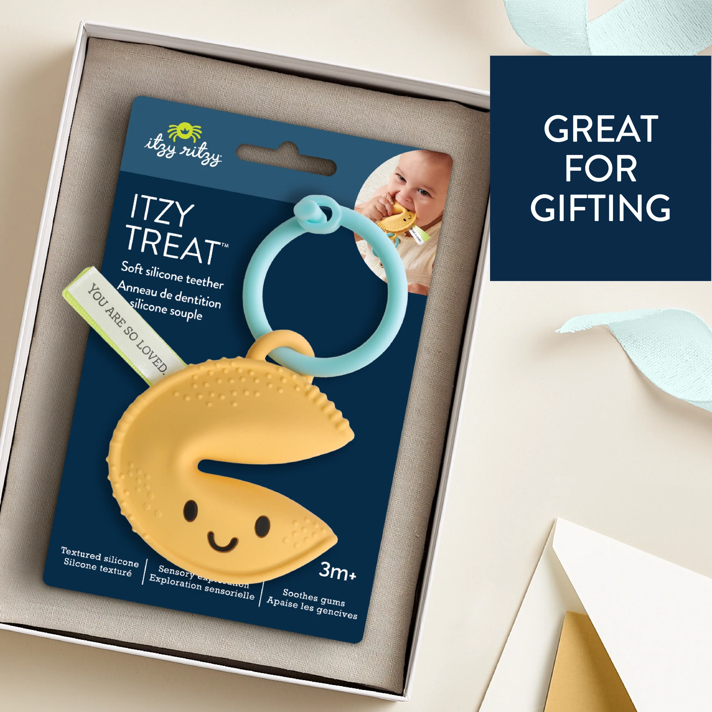 Itzy Ritzy - Fortune Cookie Teether - Image 3