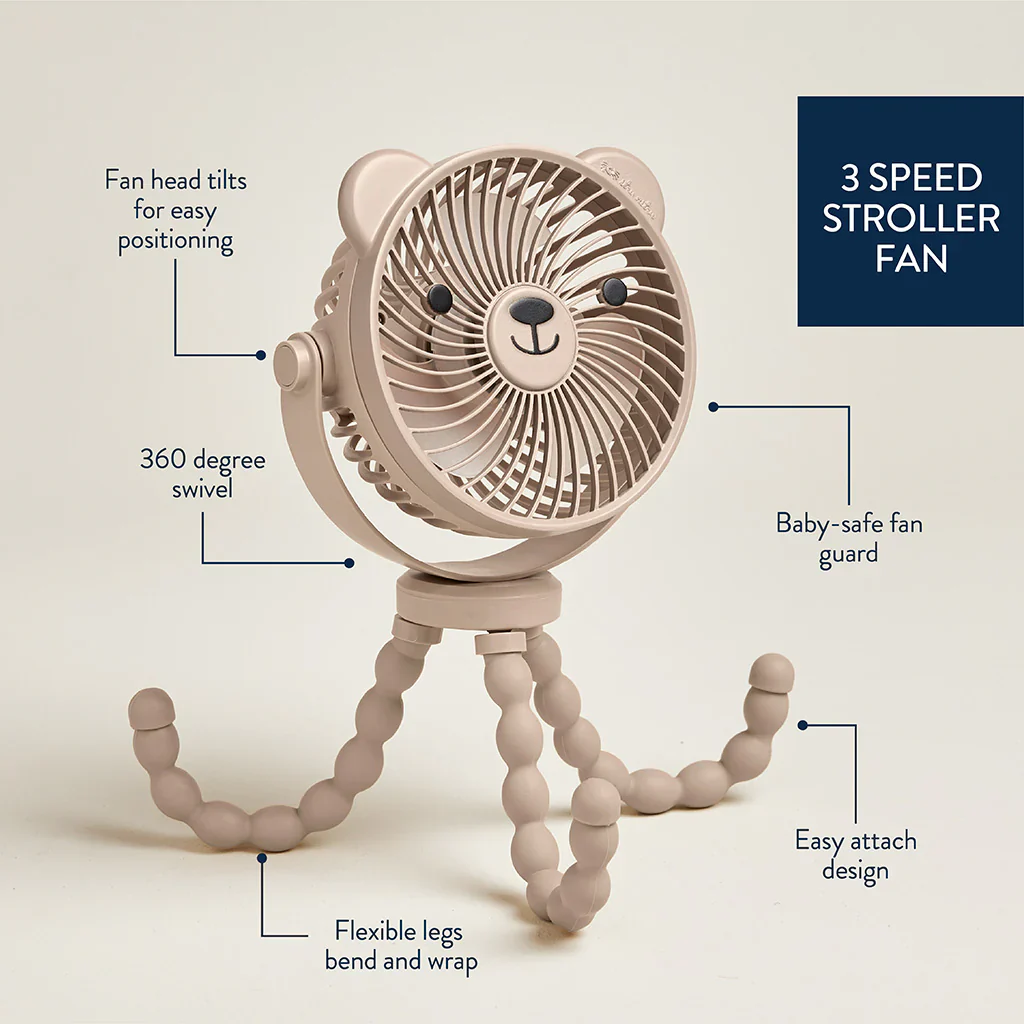 Itzy Ritzy Itzy Breeze 3-Speed Stroller Fan - Image 3