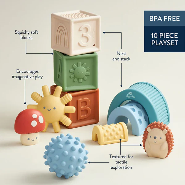 Itzy Ritzy Sensory Blocks - Image 4