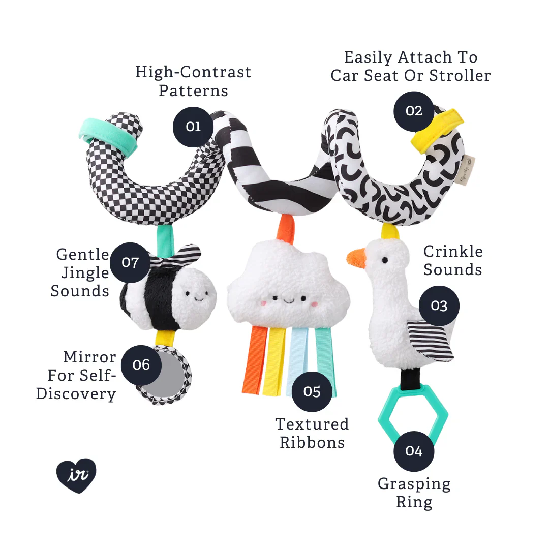 Itzy Ritzy Itzy Bitzy Spiral Car Seat Activity Toy - Image 11