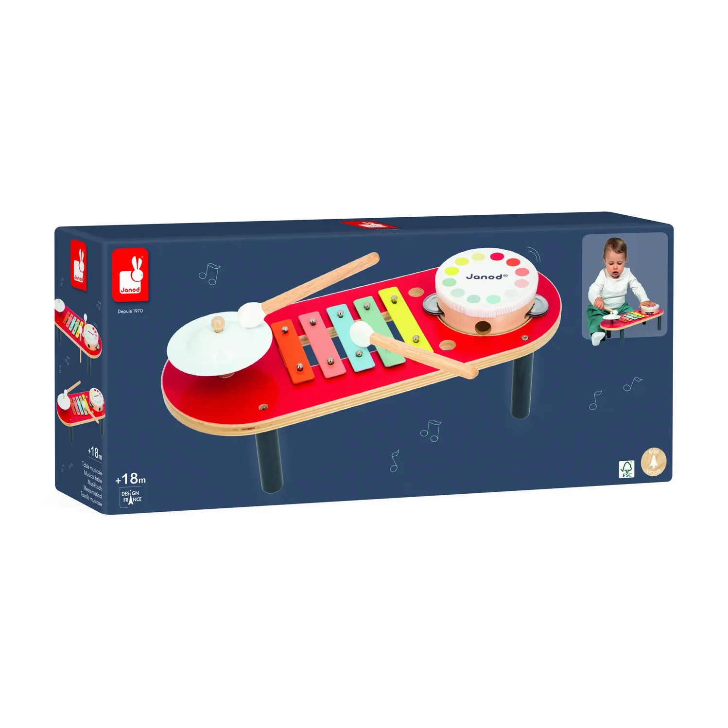 Janod Confetti Music Table - Image 4