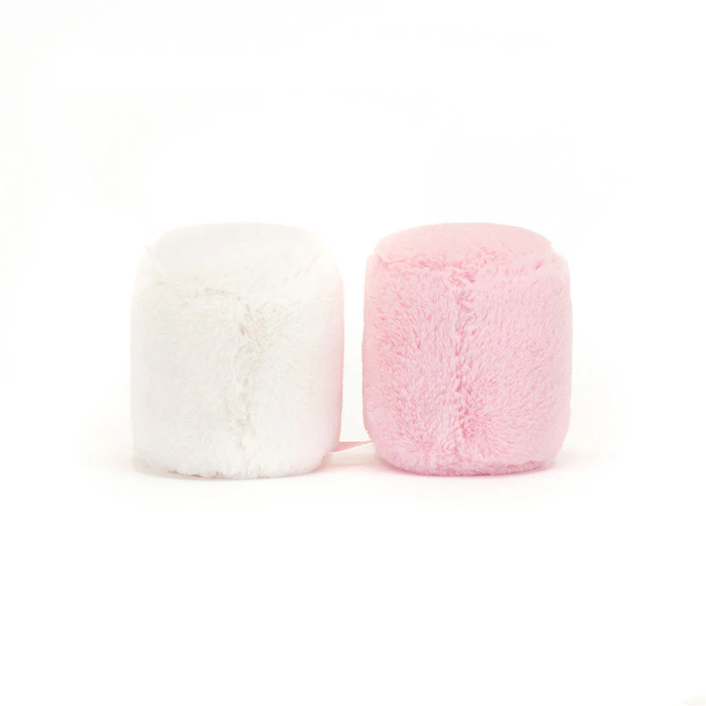 Jellycat Amuseables Pink and White Marshmallows - Image 3