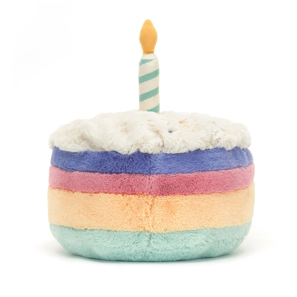 Jellycat Amuseables Rainbow Birthday Cake - Medium - Image 3