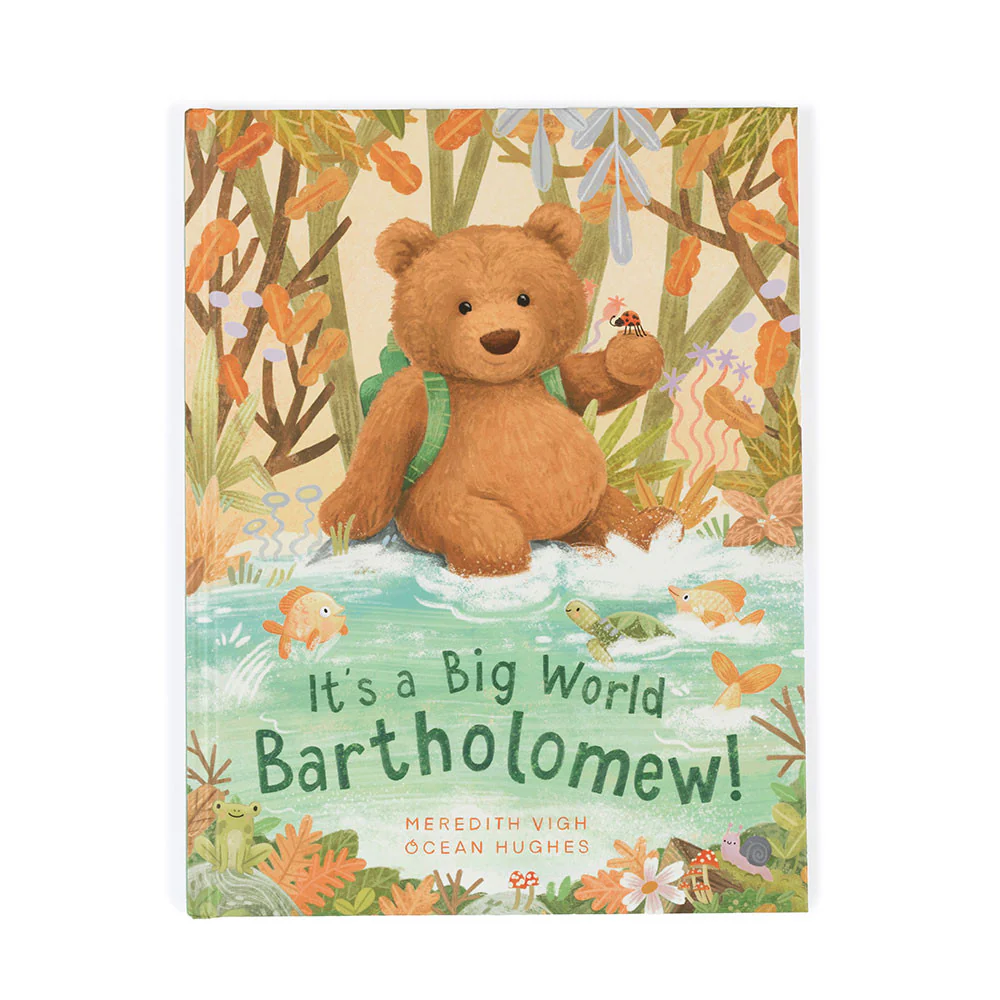 Jellycat Book and Bear Plush - Its a Big World Bartholomew! - Image 2