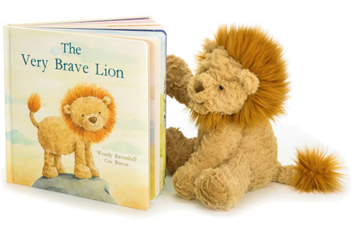 Jellycat The Very Brave Lion Book - Image 4