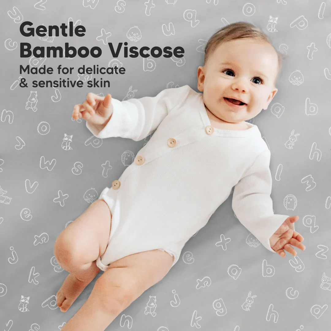 KeaBabies Isla Bamboo Mini Crib Sheets - Image 3