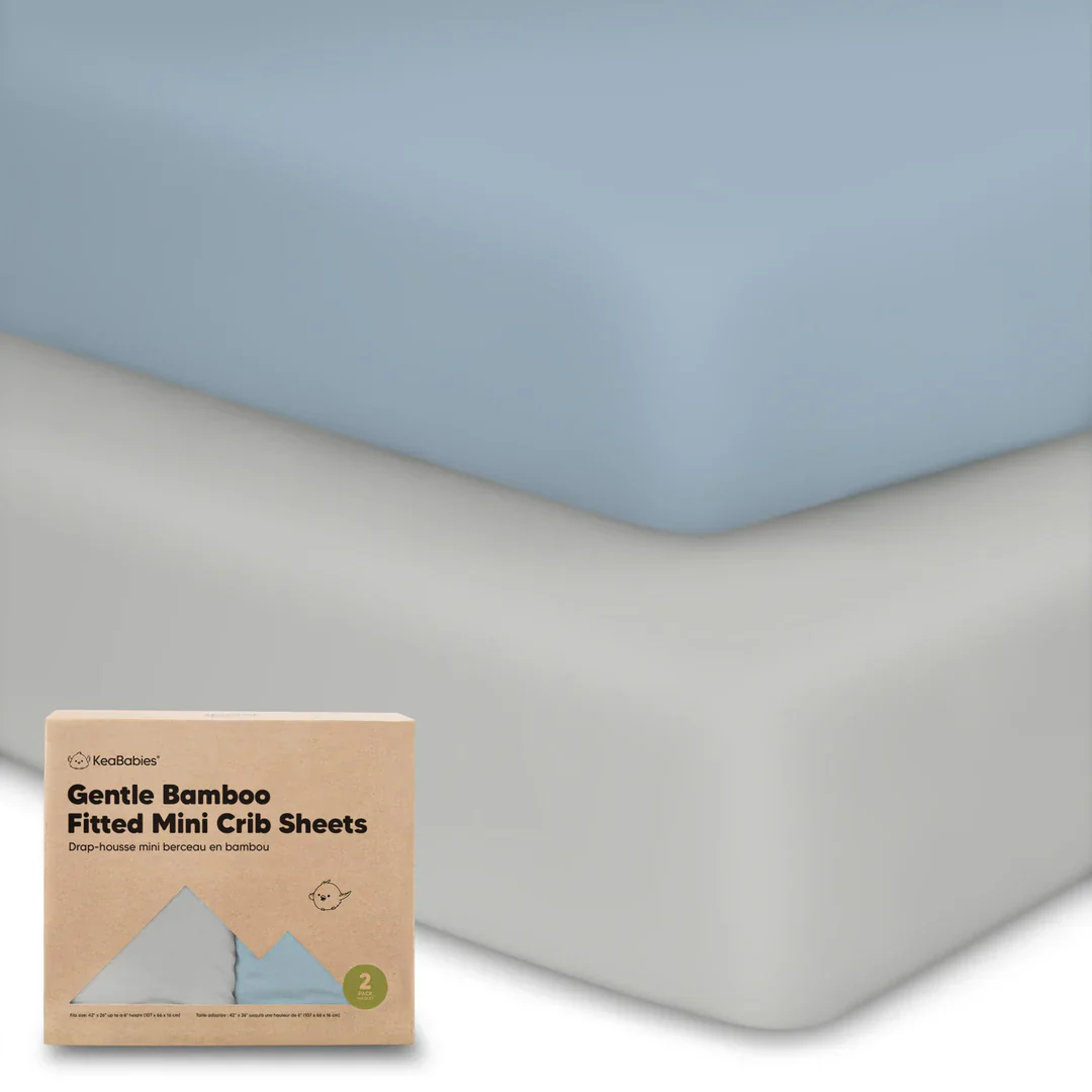 KeaBabies Isla Bamboo Mini Crib Sheets - Image 8
