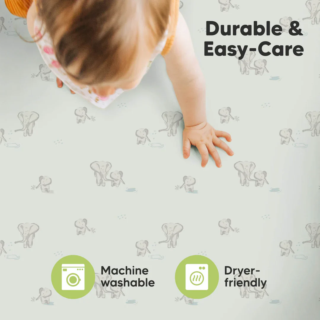 2 - Pack KeaBabies Soothe Fitted Mini Crib Sheets - Image 4
