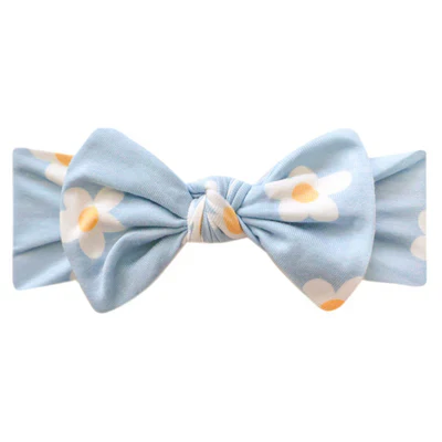 Copper Pearl Knit Headband Bow - Image 16