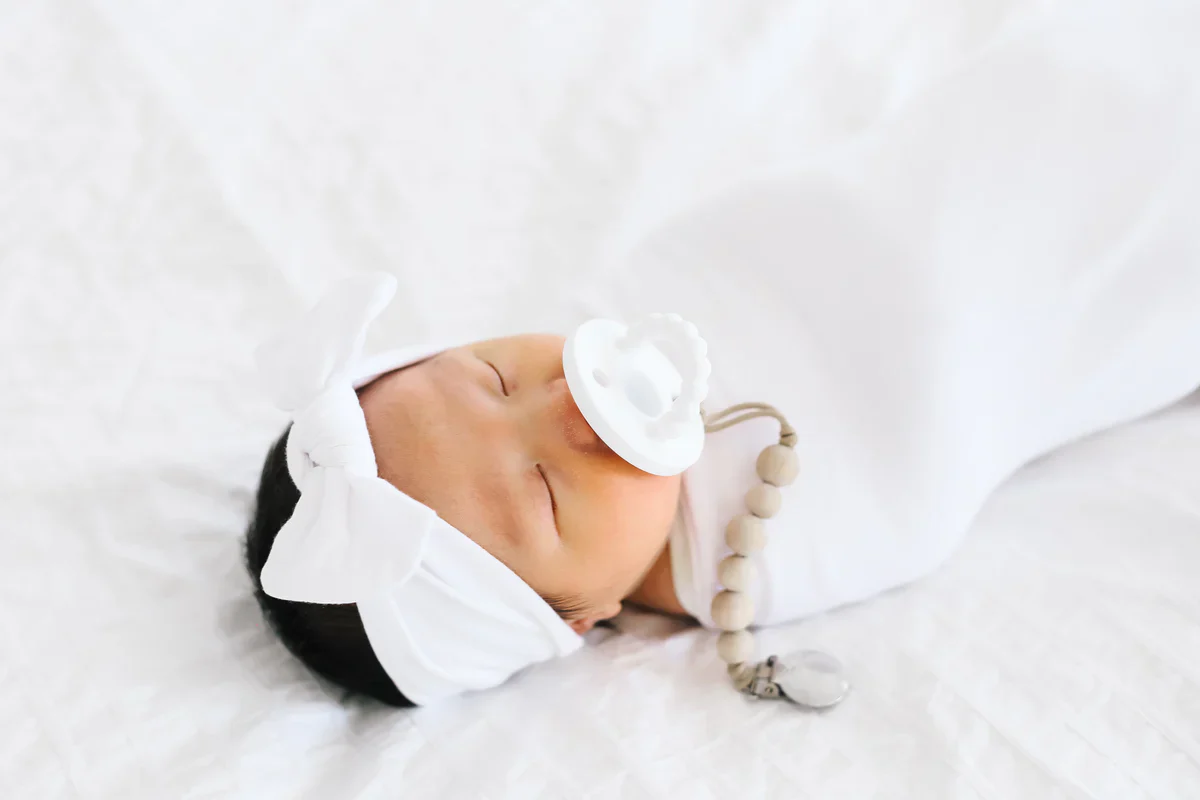 Copper Pearl Knit Headband Bow - Image 2
