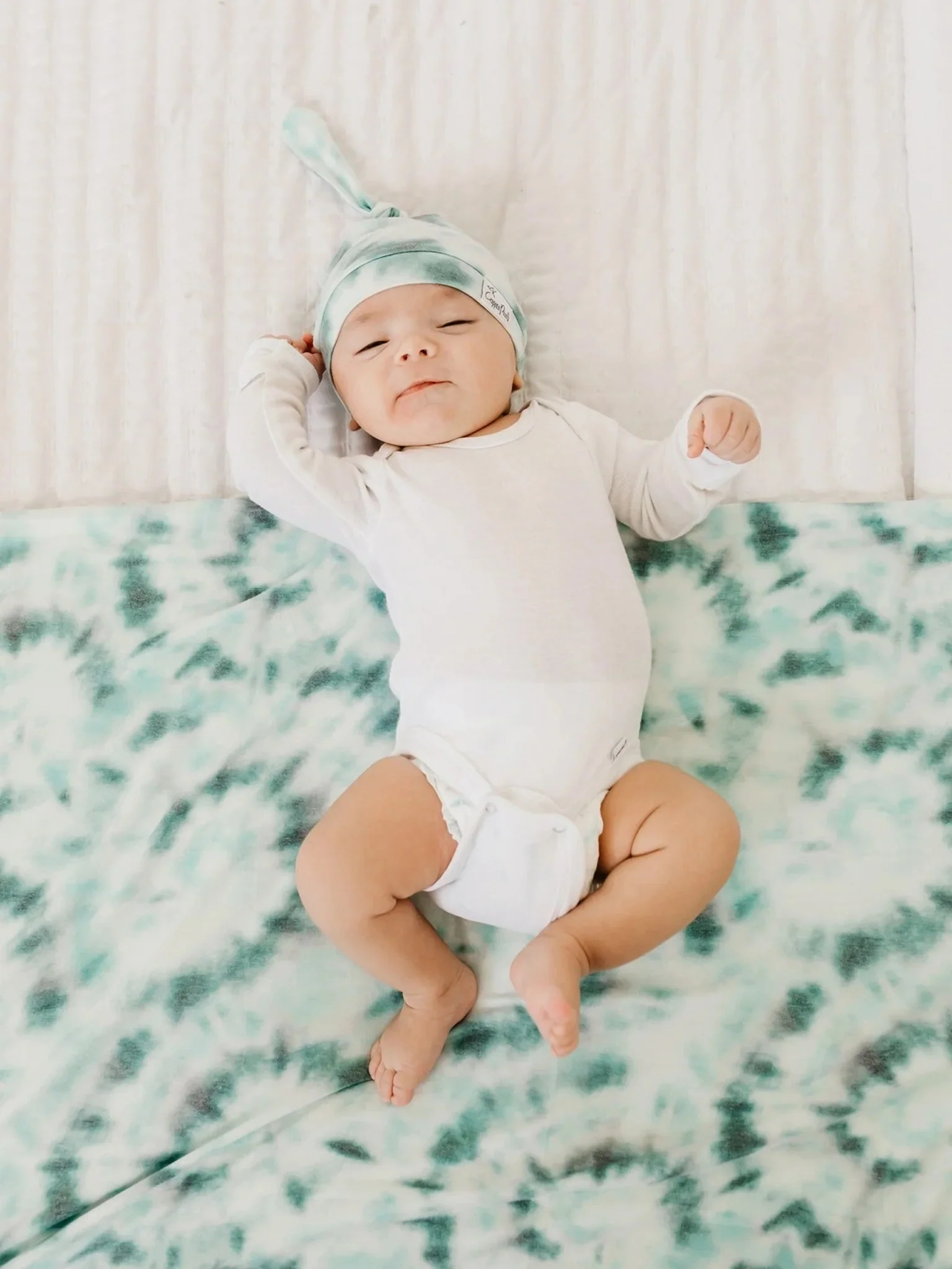 Knit Swaddle Blanket - Bahama - Image 3