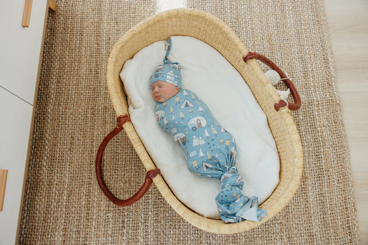 Knit Swaddle Blanket - Bridger - Image 2