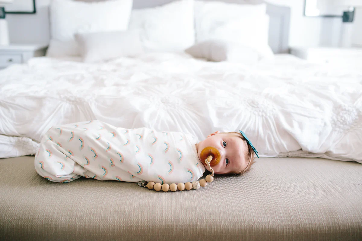 Knit Swaddle Blanket - Daydream - Image 2