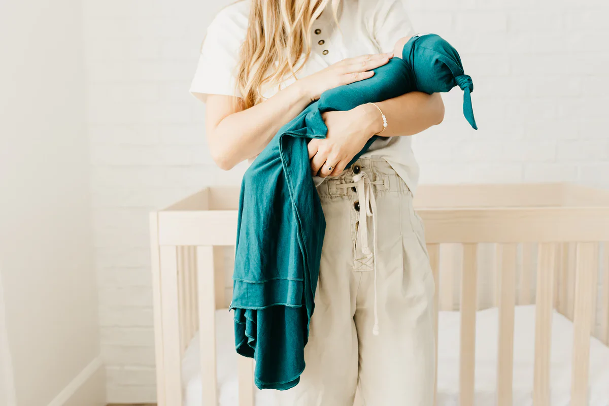 Knit Swaddle Blanket - Jasper - Image 2