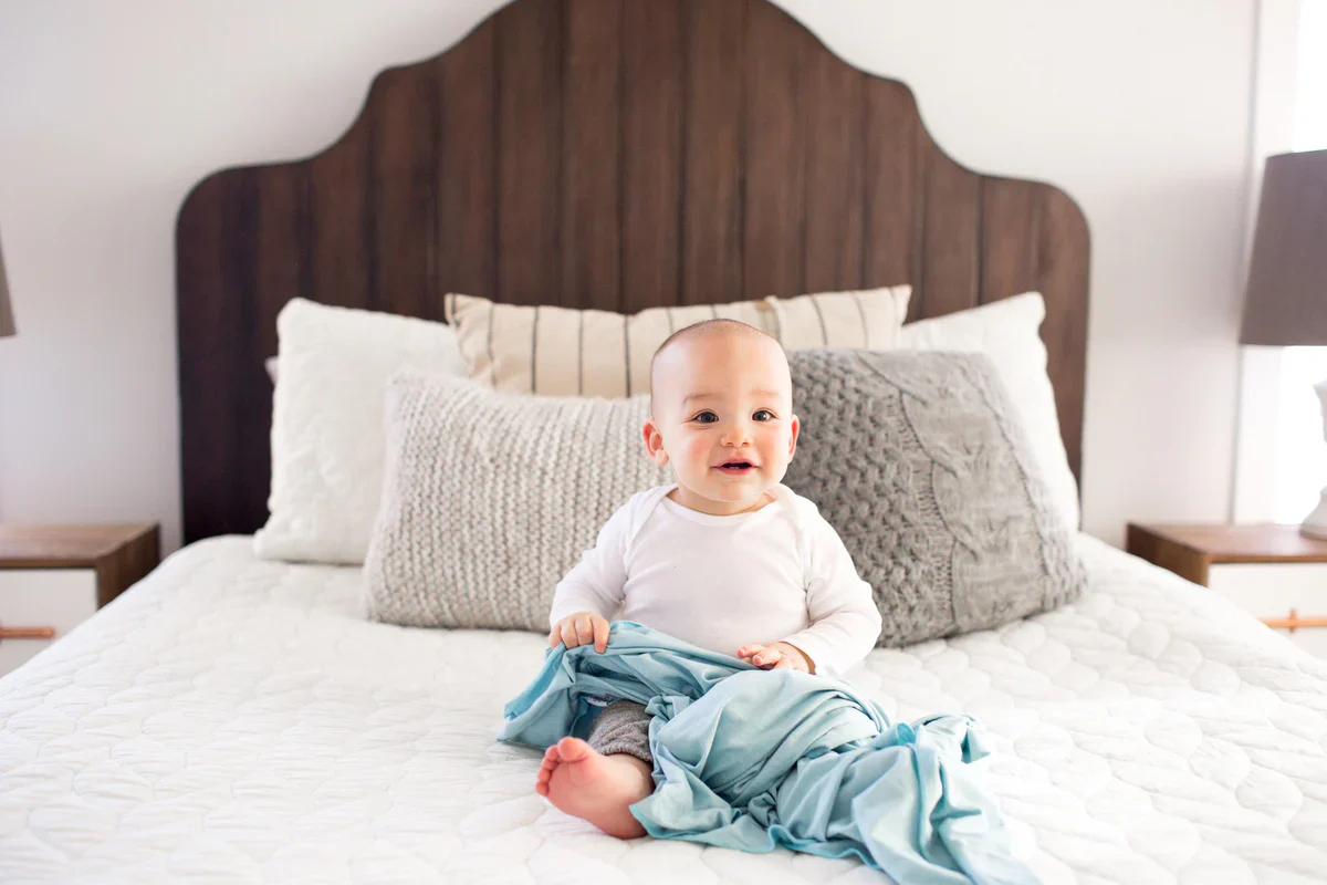 Knit Swaddle Blanket - Sony - Image 2