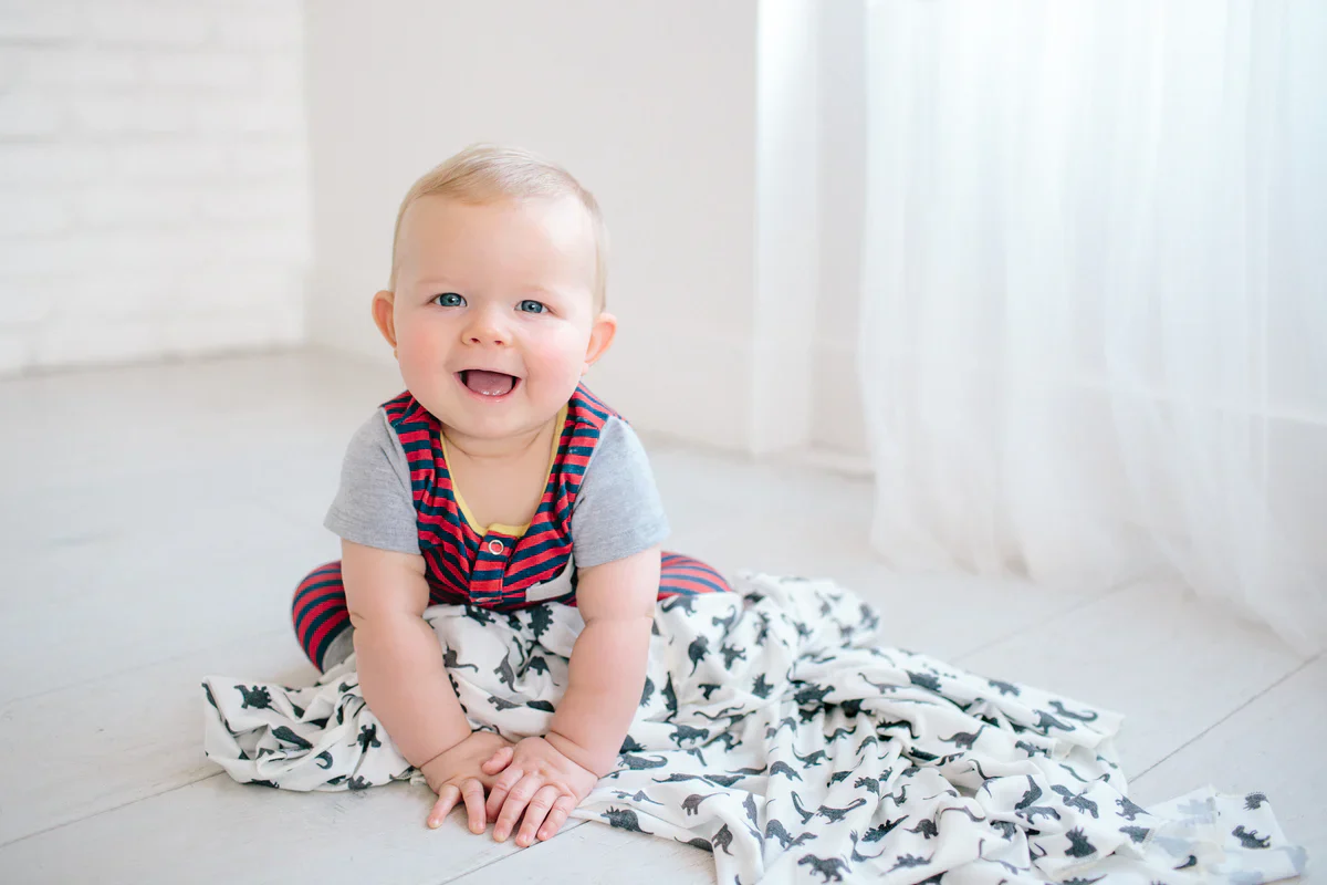 Knit Swaddle Blanket - Wild - Image 2