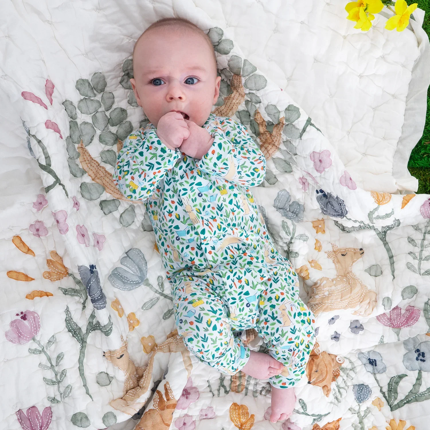 Magnetic Me Coverall - Bunny Garden - Image 2