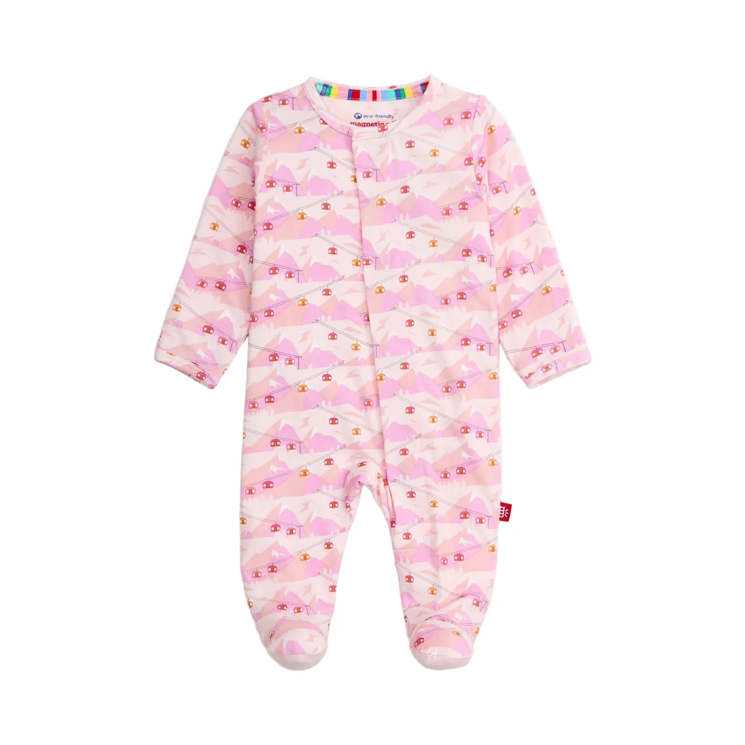 Magnetic Me Footie - Pink Apres Chic
