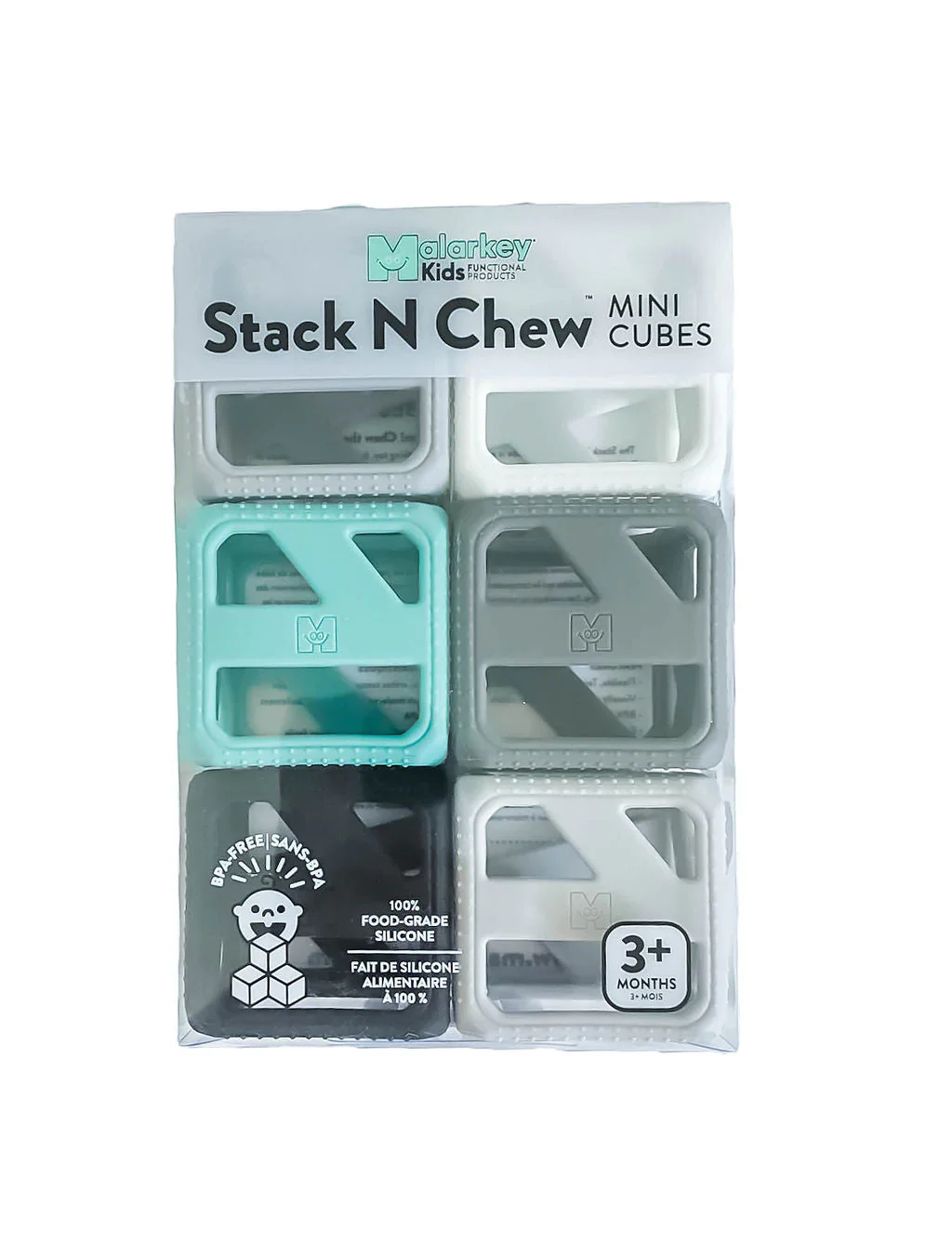 Malarkey Kids Stack N Chew Mini Cubes - Image 8