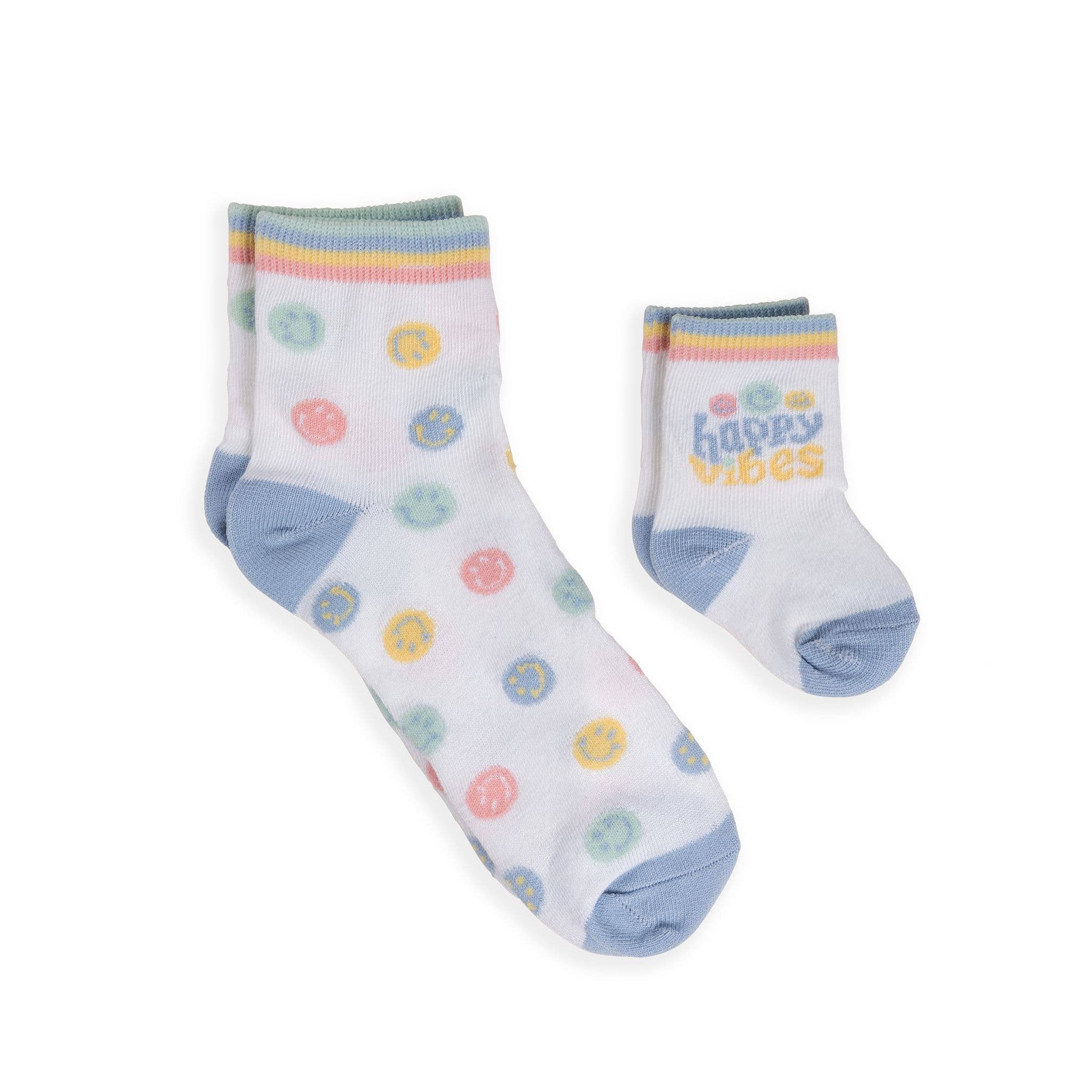 JuJuBe Mama & Me Socks Set Happy Baby Vibes - Image 3