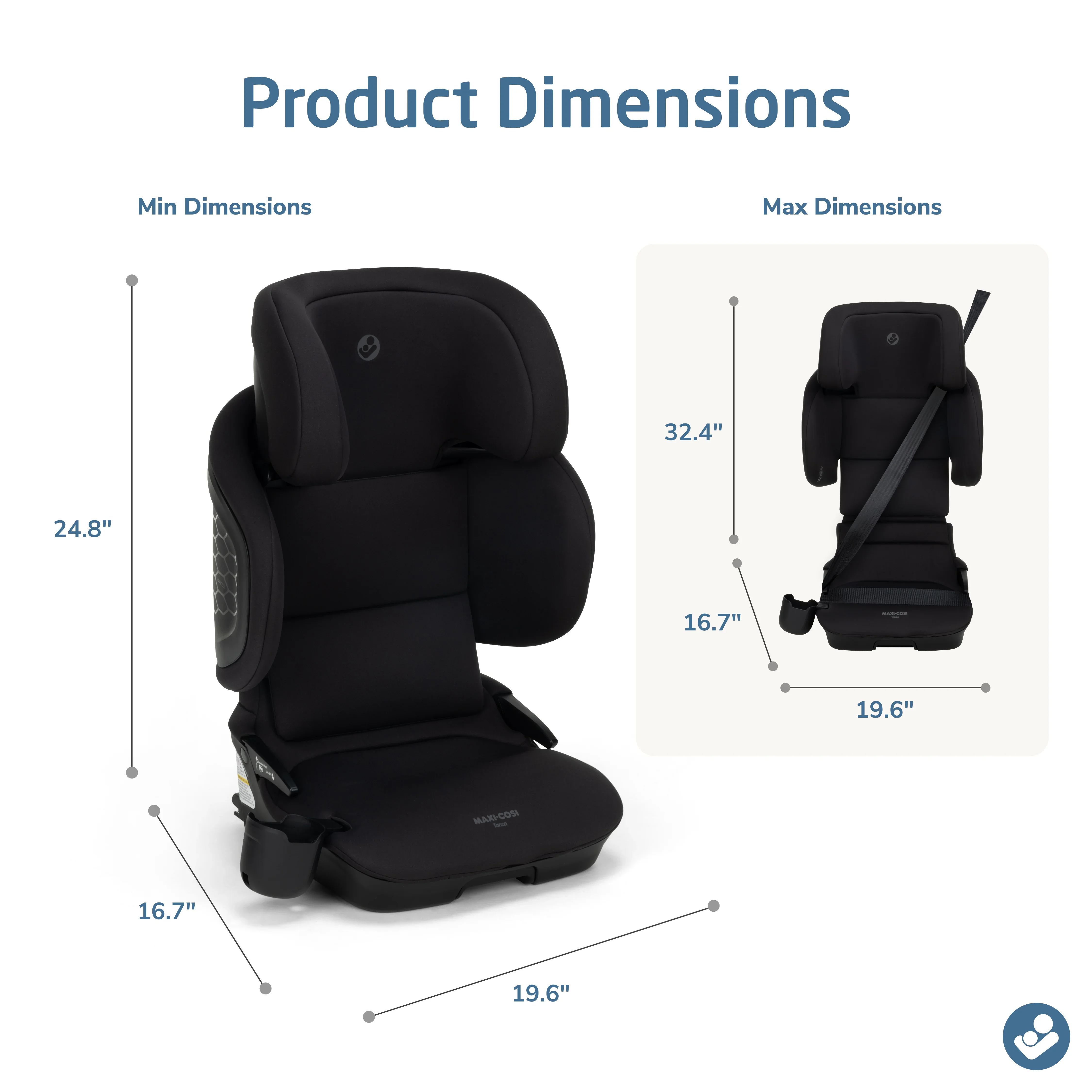 Maxi Cosi Tanza Belt Positioning Booster w/ Travel Bag - Image 6