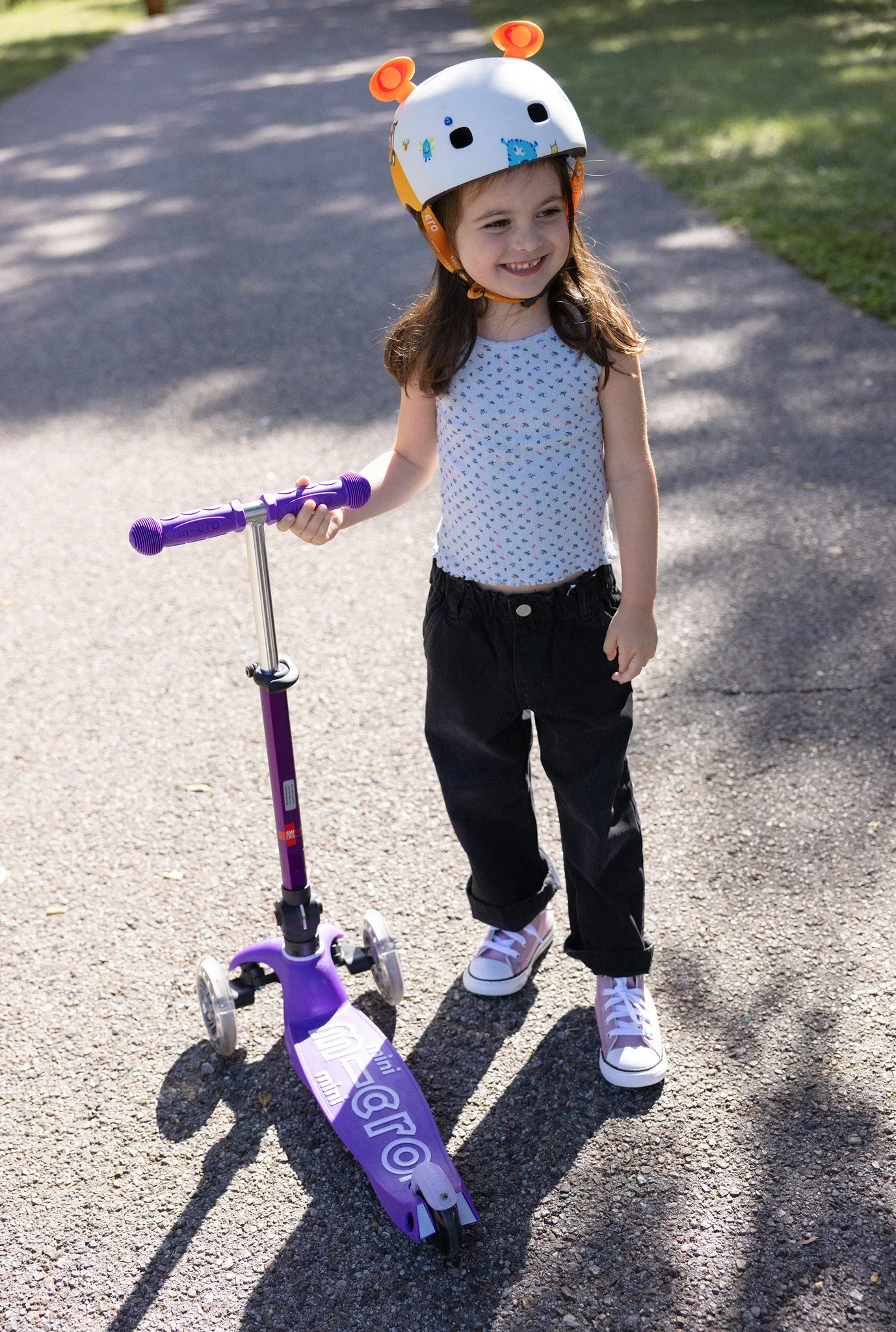 Micro Mini Foldable LED Scooter - Image 5
