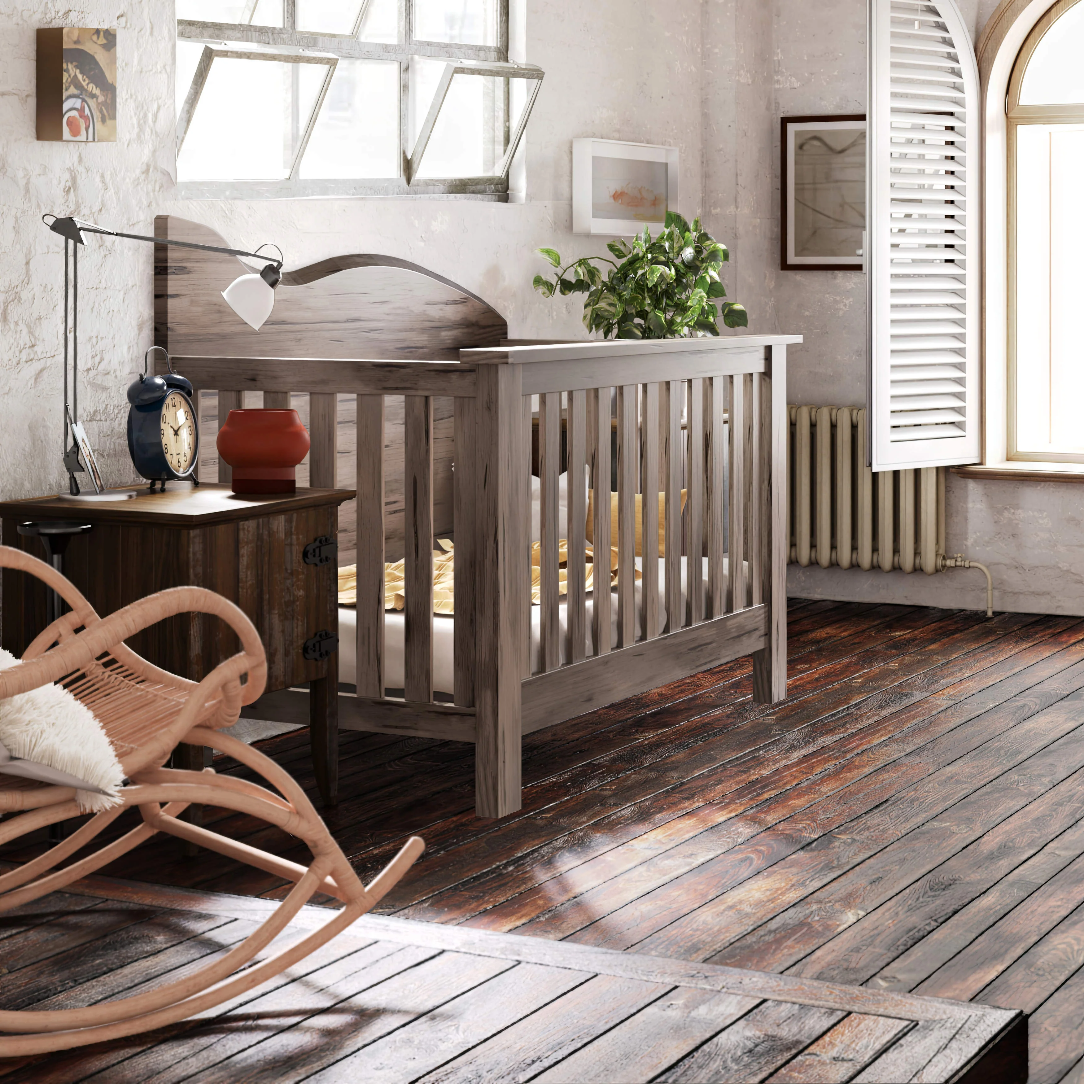 Milk Street Baby Tiegen 4-in-1 Convertible Crib - Image 2