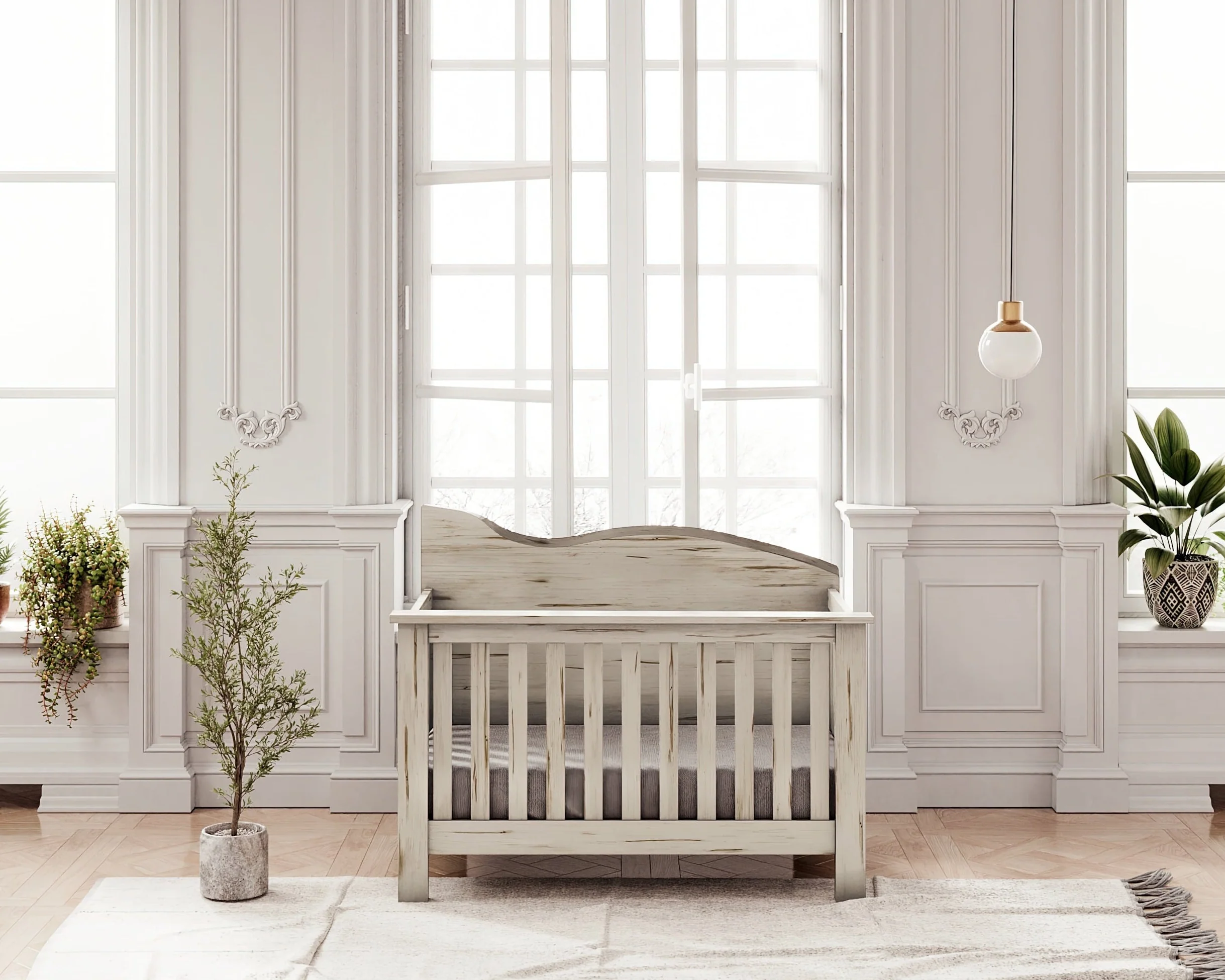 Milk Street Baby Tiegen 4-in-1 Convertible Crib - Image 4