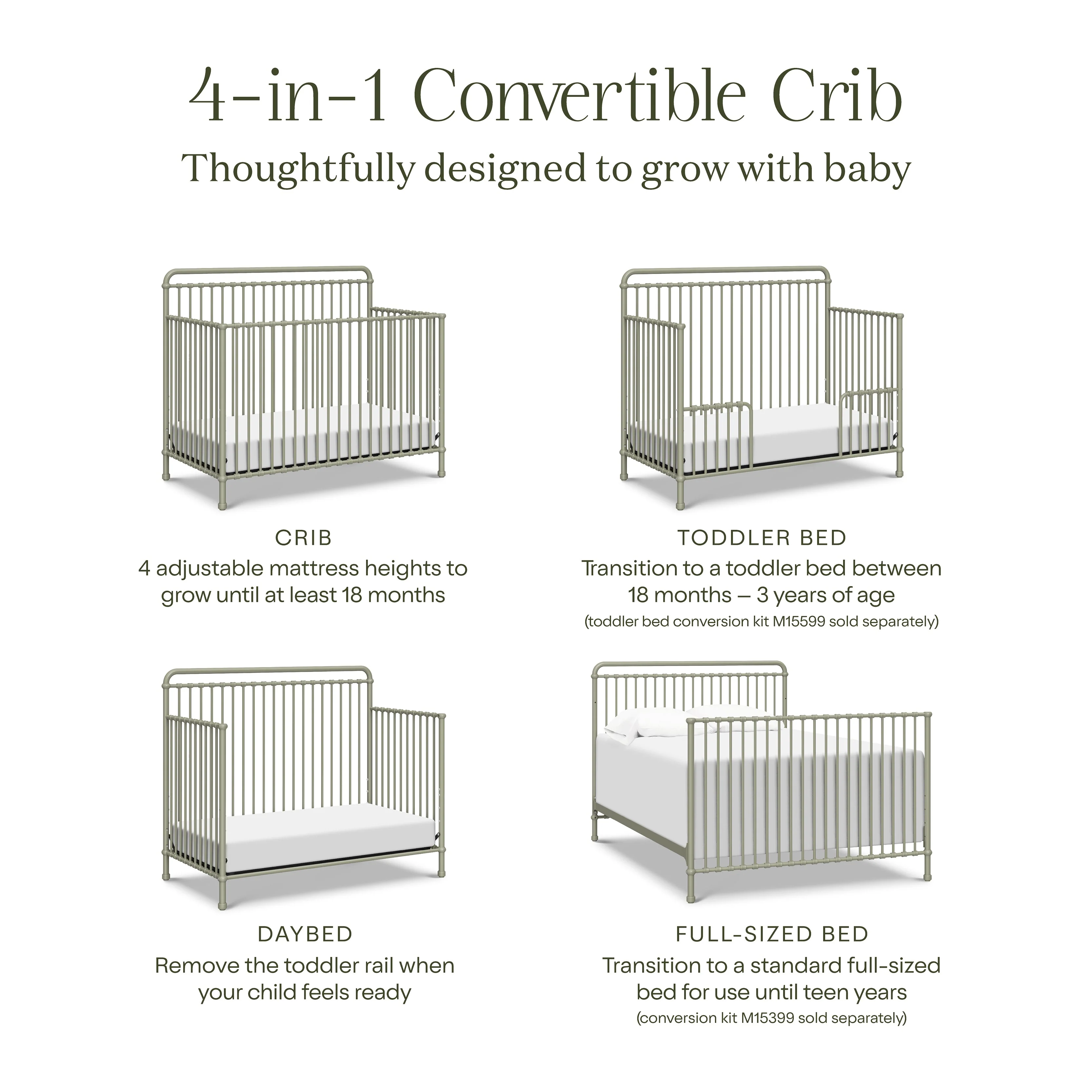 Namesake Winston 4-in-1 Convertible Crib - Image 34