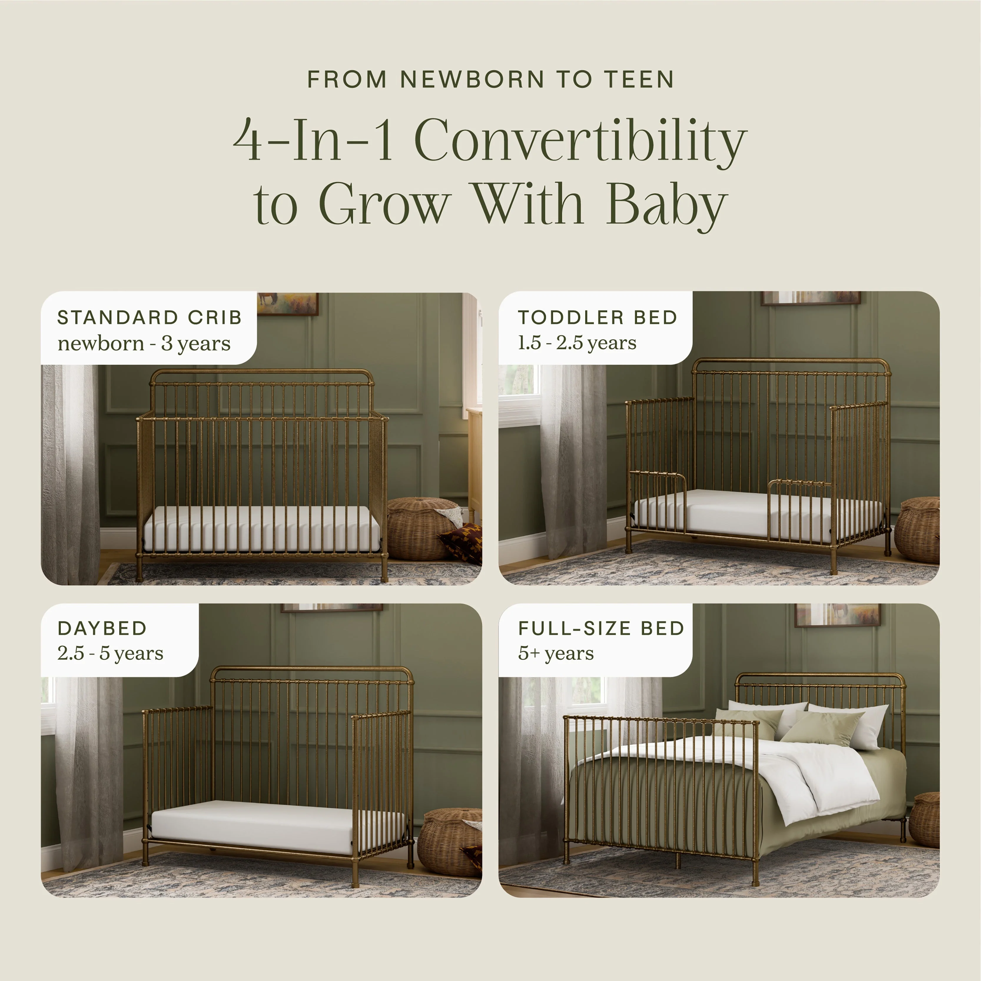Namesake Winston 4-in-1 Convertible Crib - Image 6