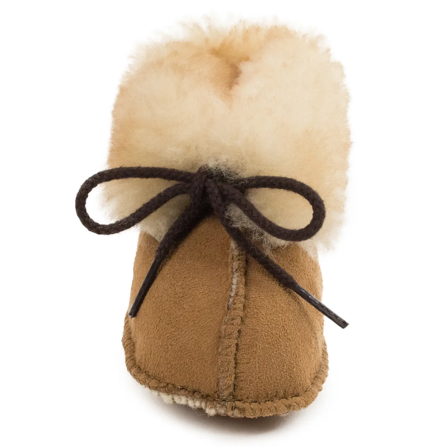 Minnetonka Cozy Sheepskin Suede Booties - Image 4