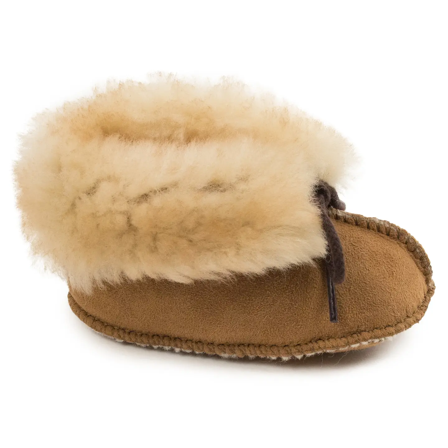 Minnetonka Cozy Sheepskin Suede Booties - Image 5
