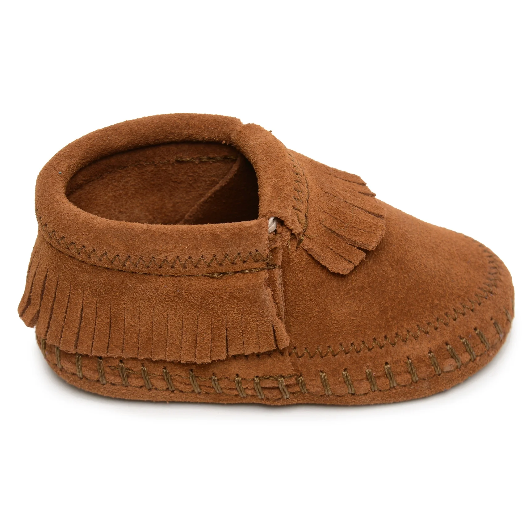 Minnetonka Suede Fringe Riley Bootie - Image 5