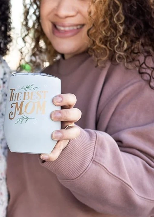 Mom Wine Tumbler - The Best Mom - Image 3
