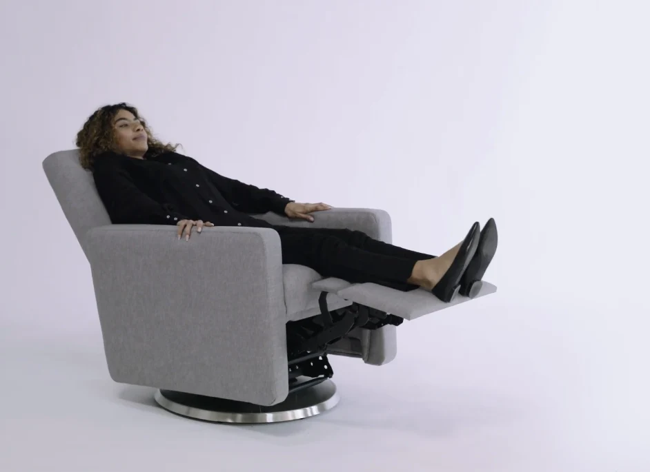 Monte Design Grano Glider Recliner w/Swivel Aluminum Base - Image 7
