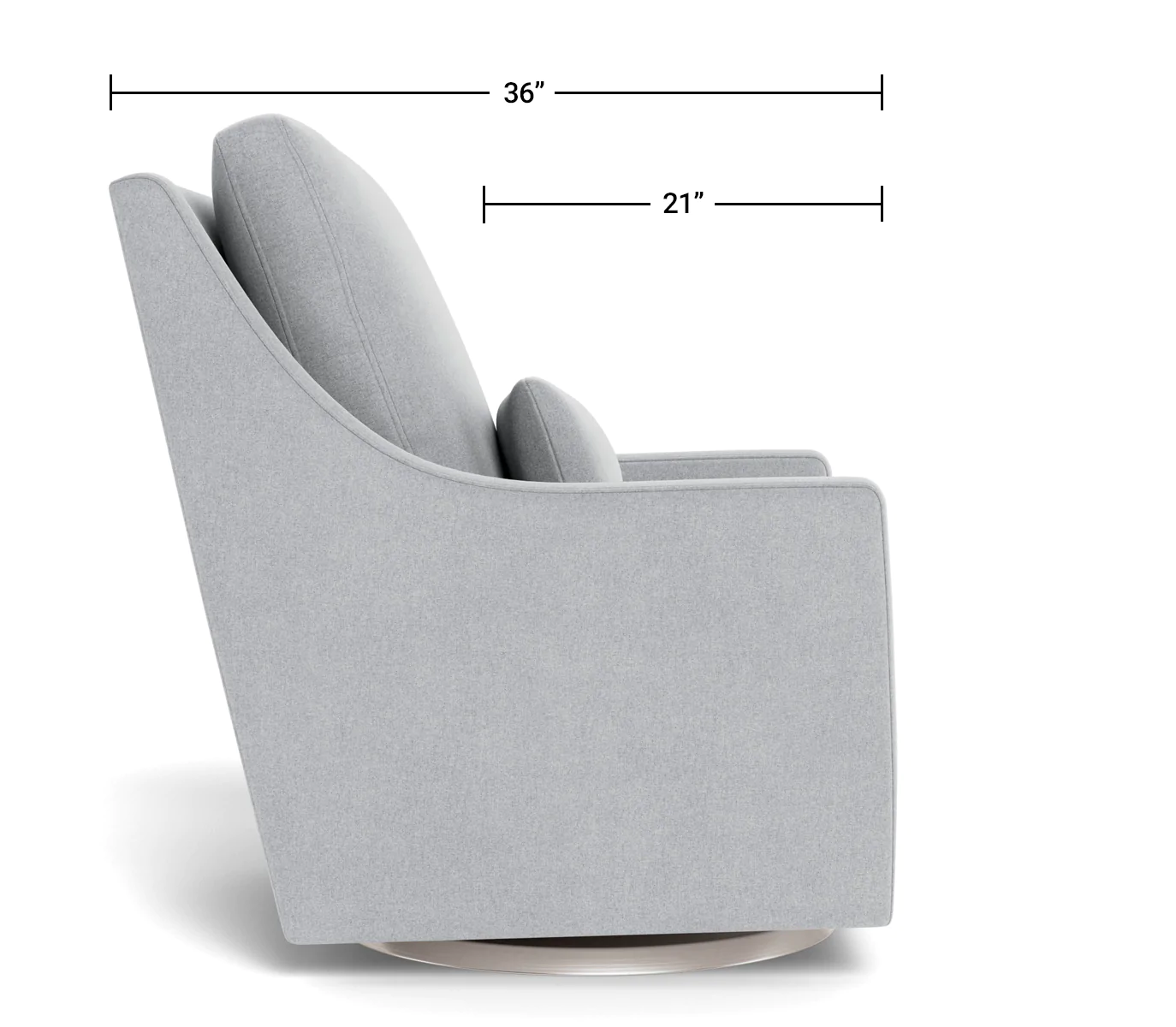 Monte Design Vera Swivel Glider - Image 7