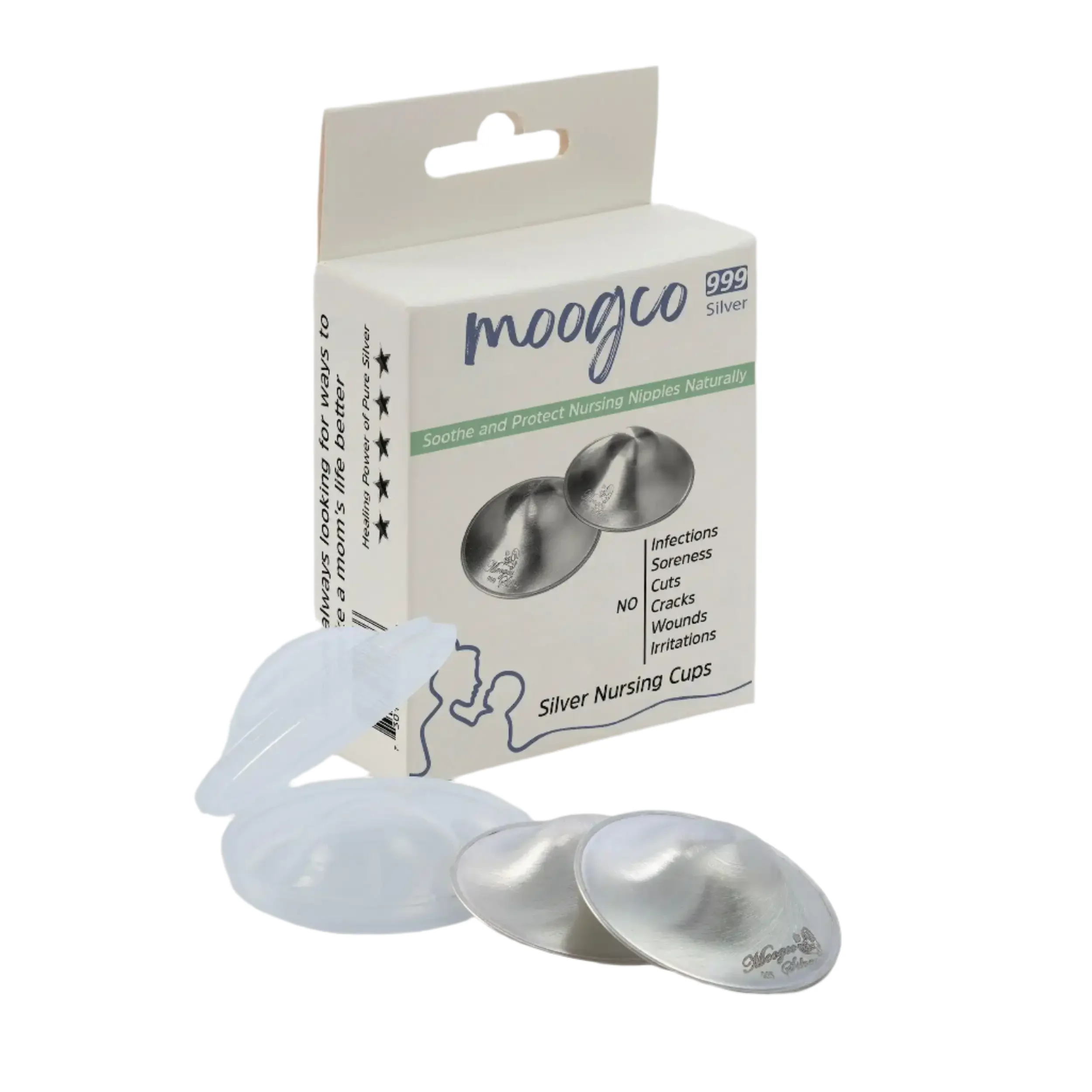 MOOGCO Silver Nursing Cups - Image 3