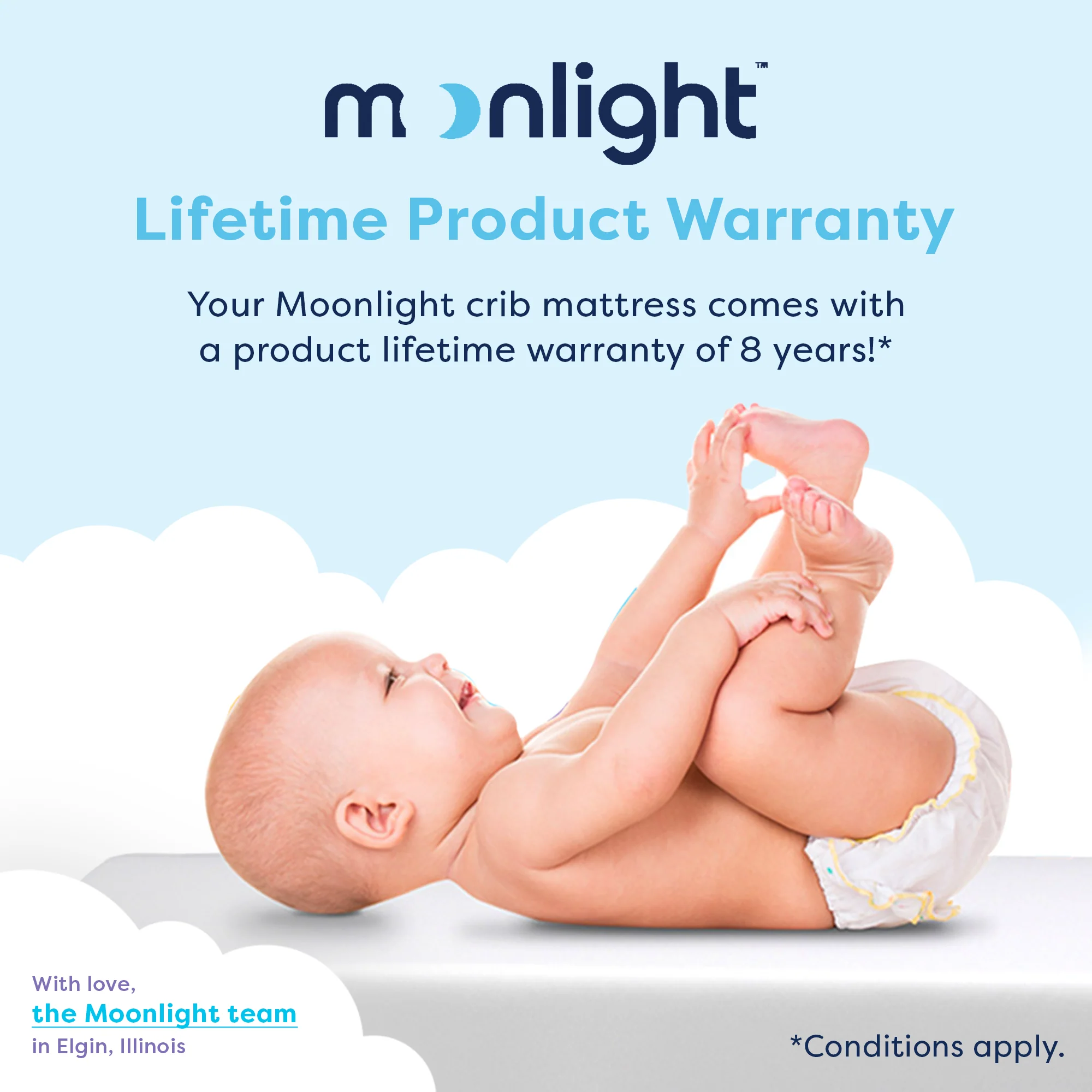 Moonlight Starlight Dream Crib Mattress - Image 15