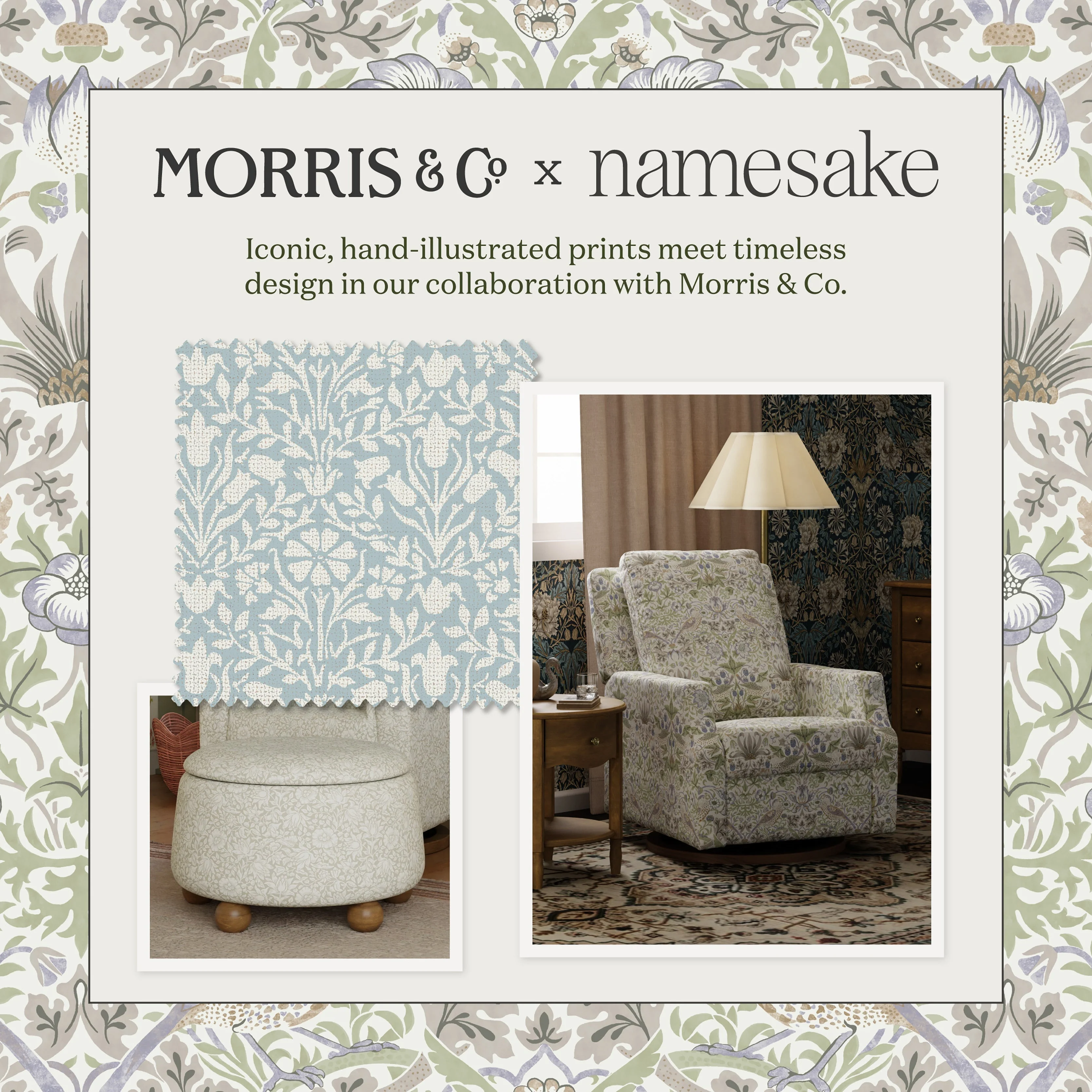 Morris & Co. x Namesake Crawford Gliding Ottoman - Image 29