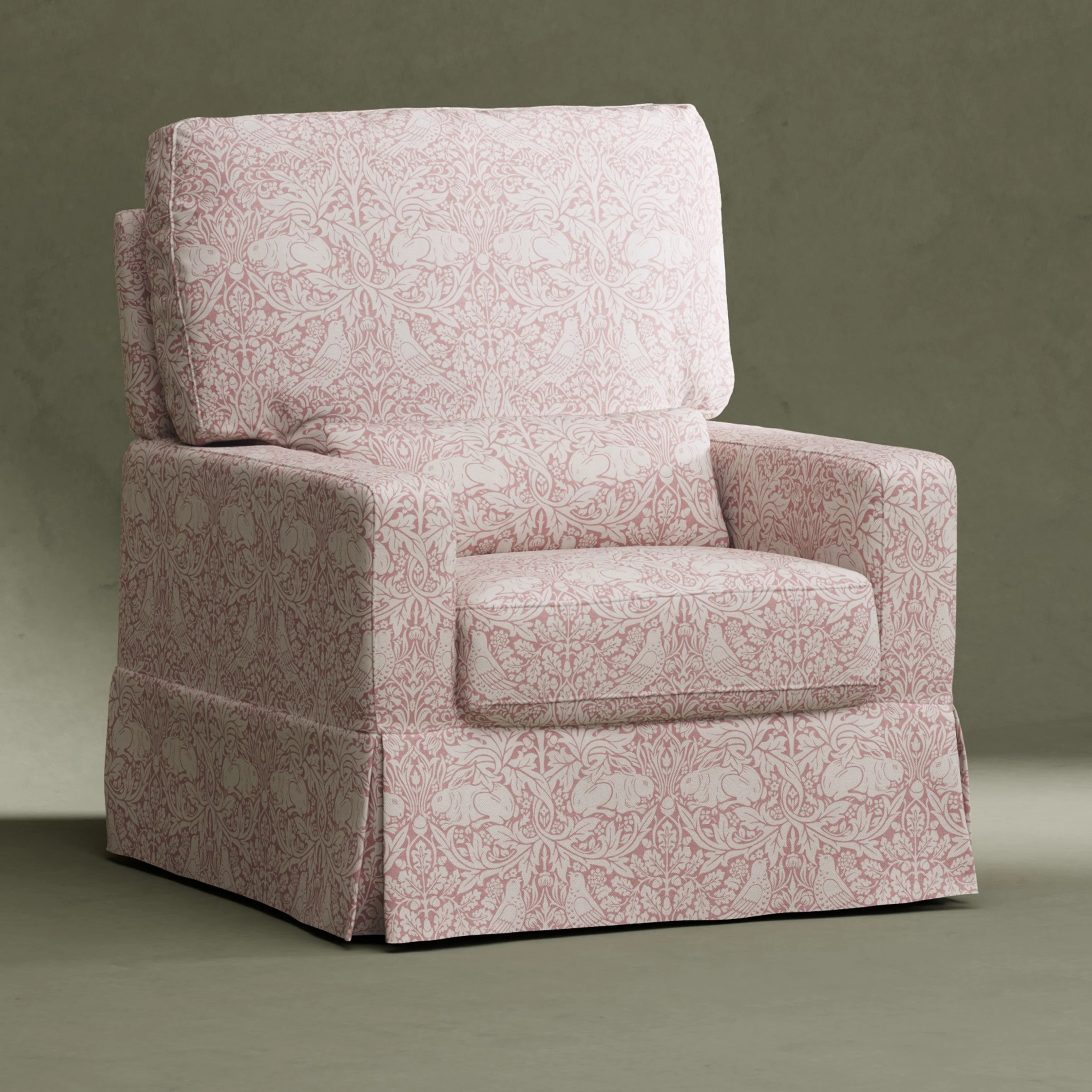 Morris & Co. x Namesake Crawford Pillowback Comfort Swivel Glider - Image 25