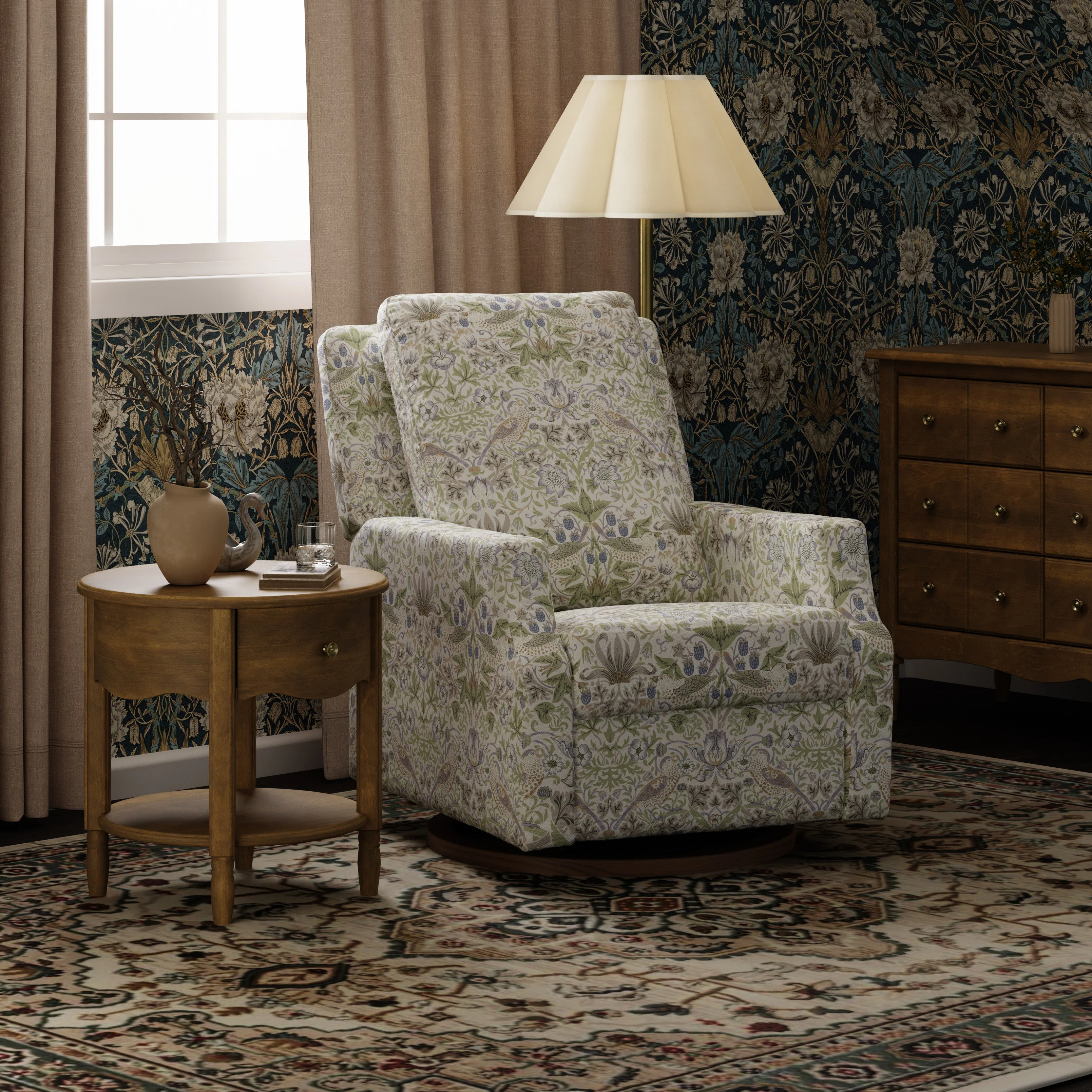 Morris & Co. x Namesake Crewe Recliner and Swivel Glider